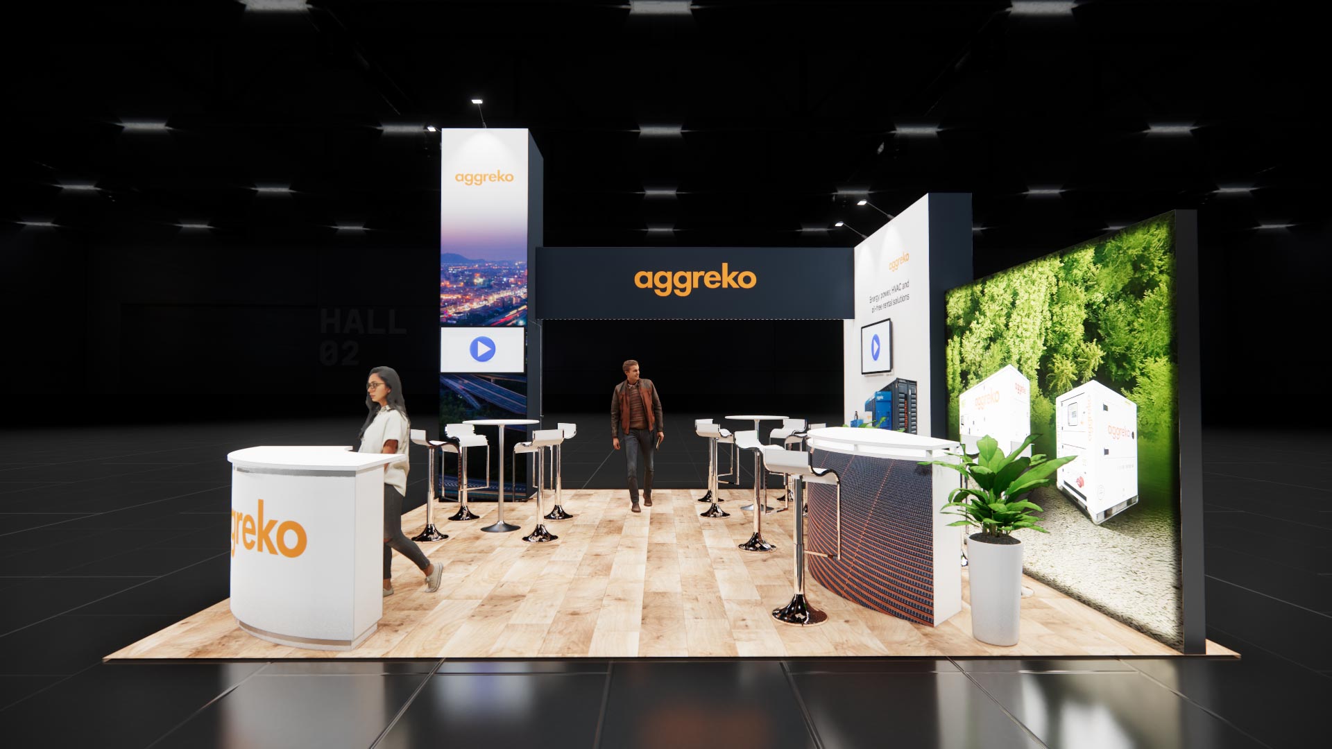 20 x 20 Island Exhibit Rental — IAAPA Expo, Orlando