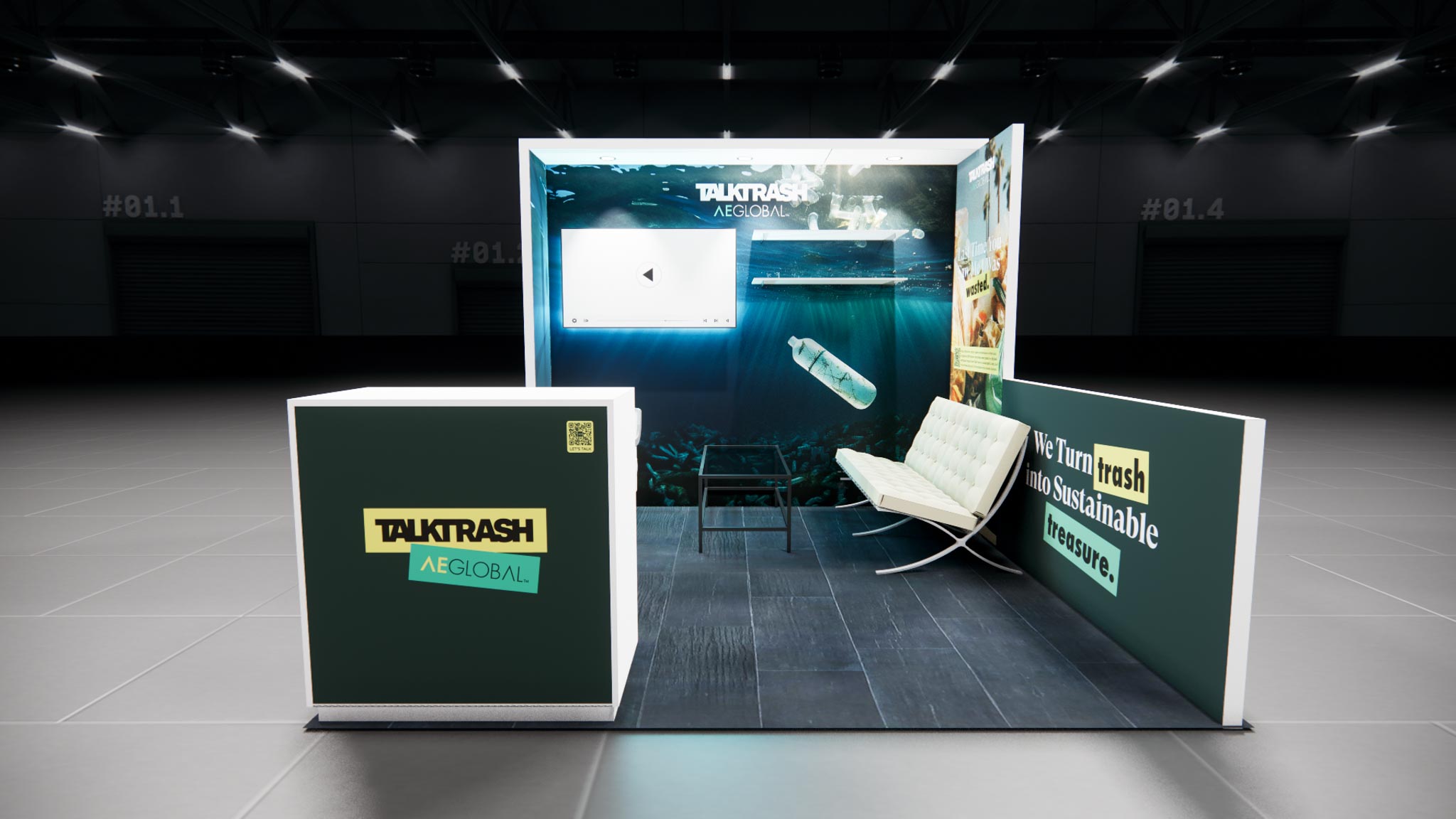 10x10 trade show exhibit rental — 10 x 10 inline exhibit rental — global pet expo, orlando hero image