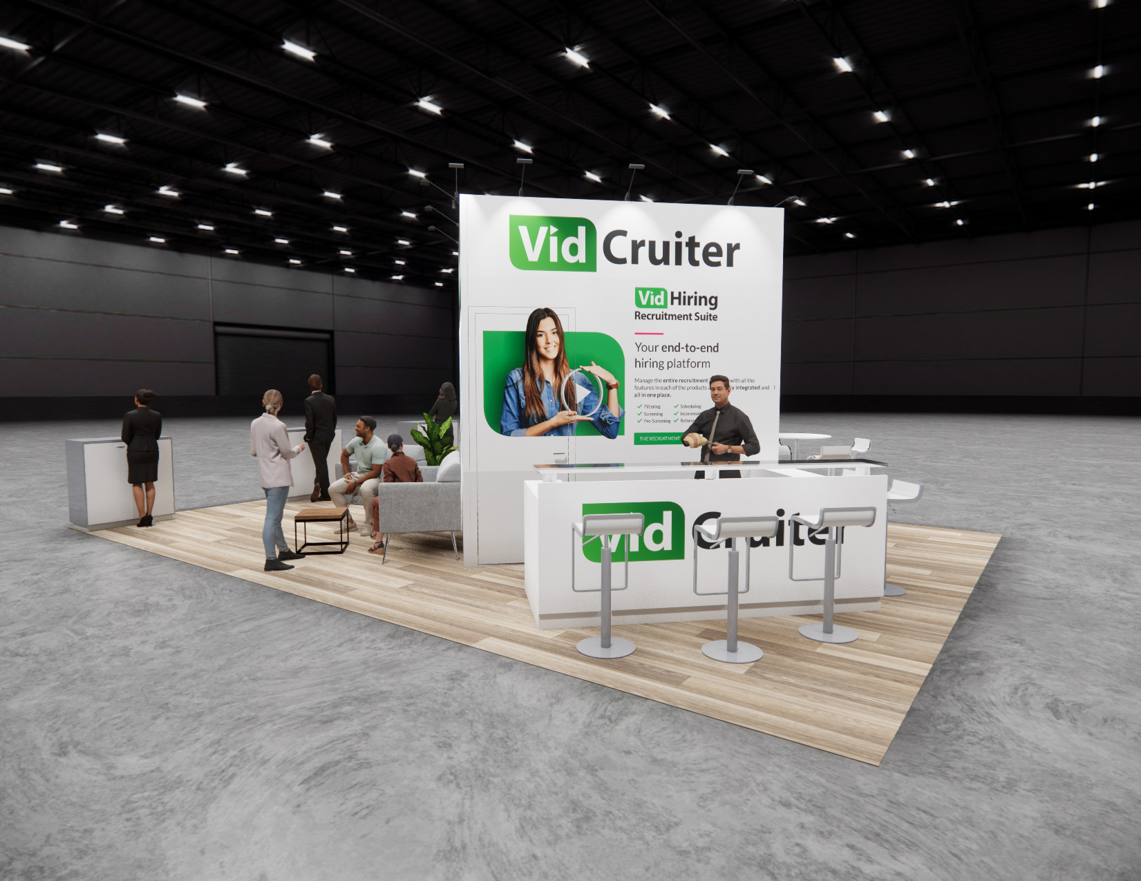 20x30 trade show exhibit rental — 20 x 30 inline exhibit rental — sema show, las vegas hero image