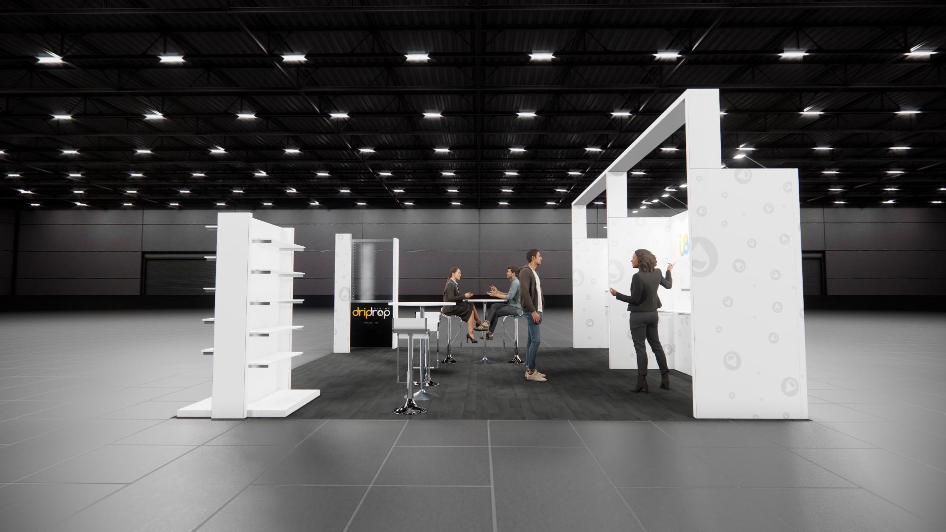 20 x 20 Island Exhibit Rental — InfoComm, Las Vegas