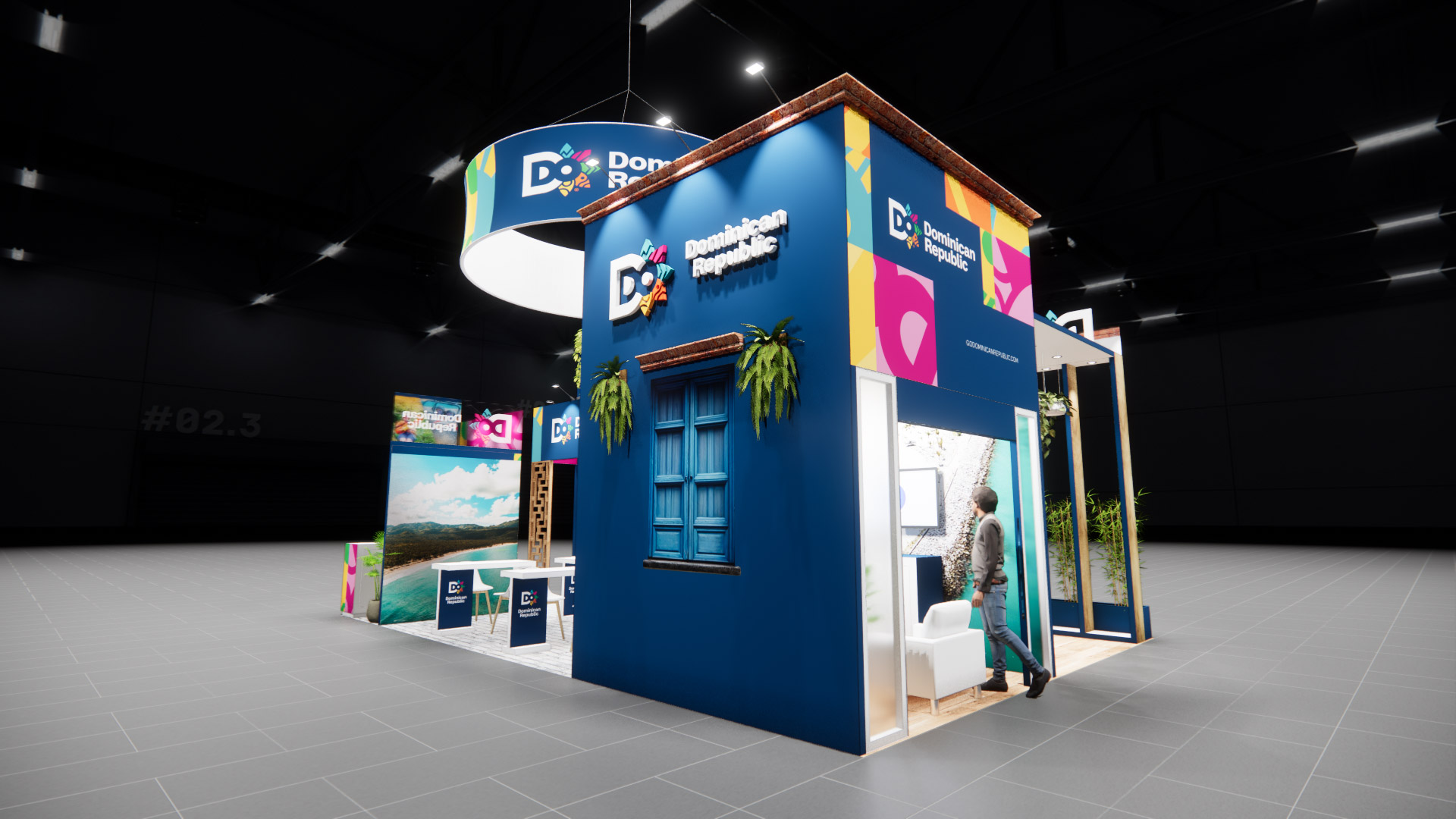 20 x 40 Island Exhibit Rental — IPPE, Atlanta