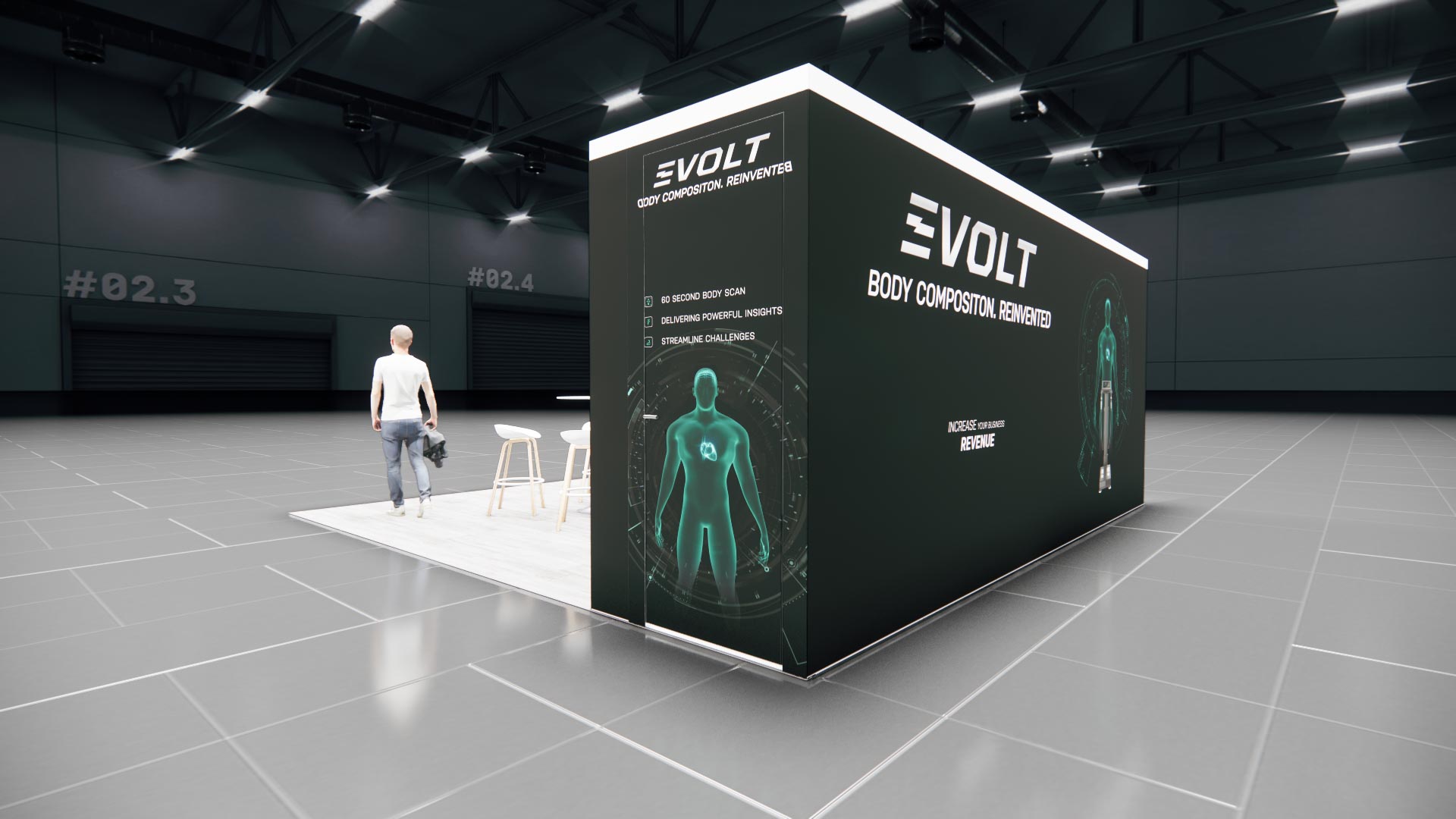 20 x 20 Island Exhibit Rental — MODEX, Atlanta