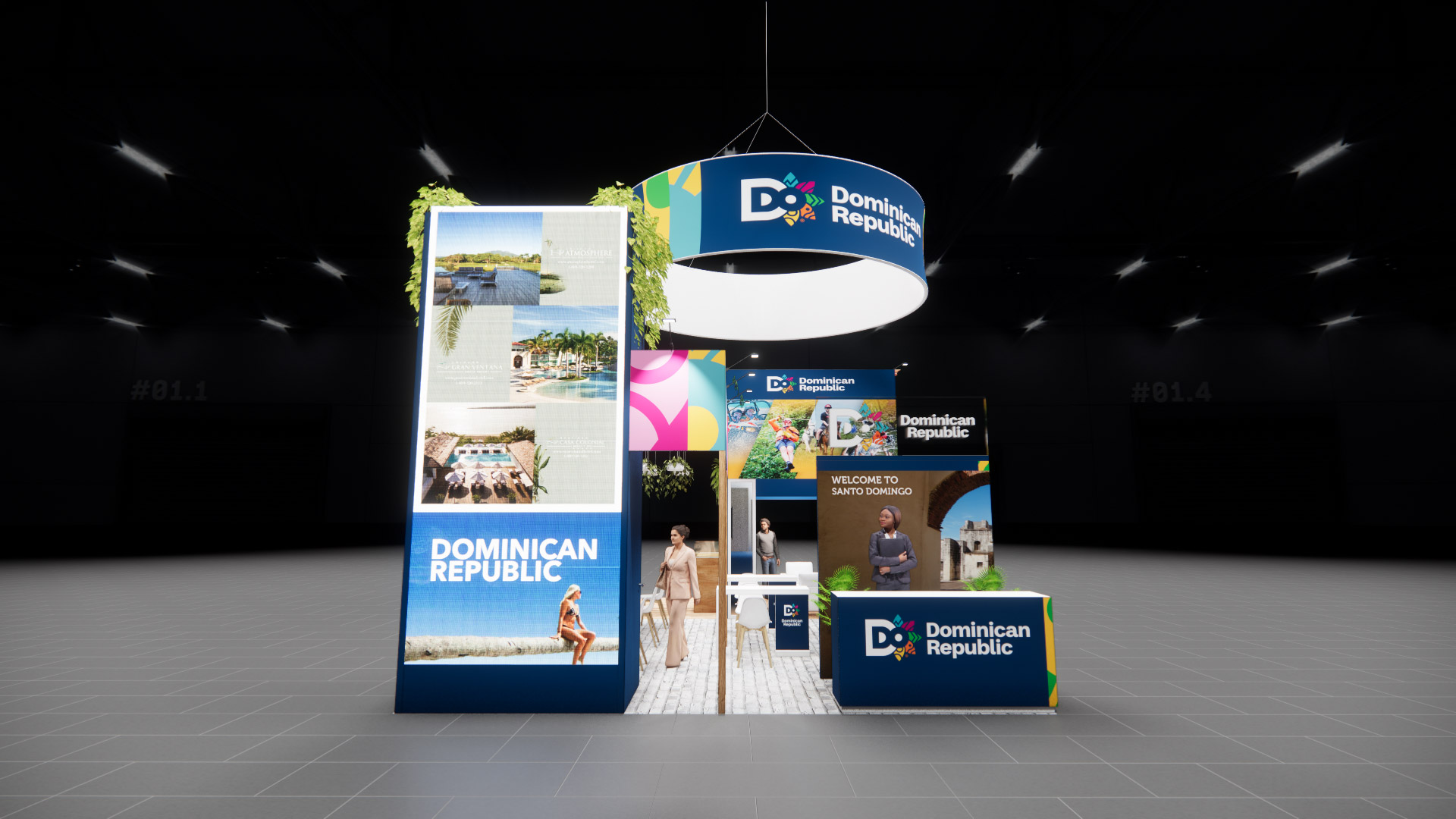 20 x 40 Island Exhibit Rental — IPPE, Atlanta