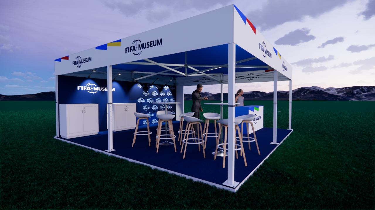 20 x 20 Island Exhibit Rental — IAAPA Expo, Orlando