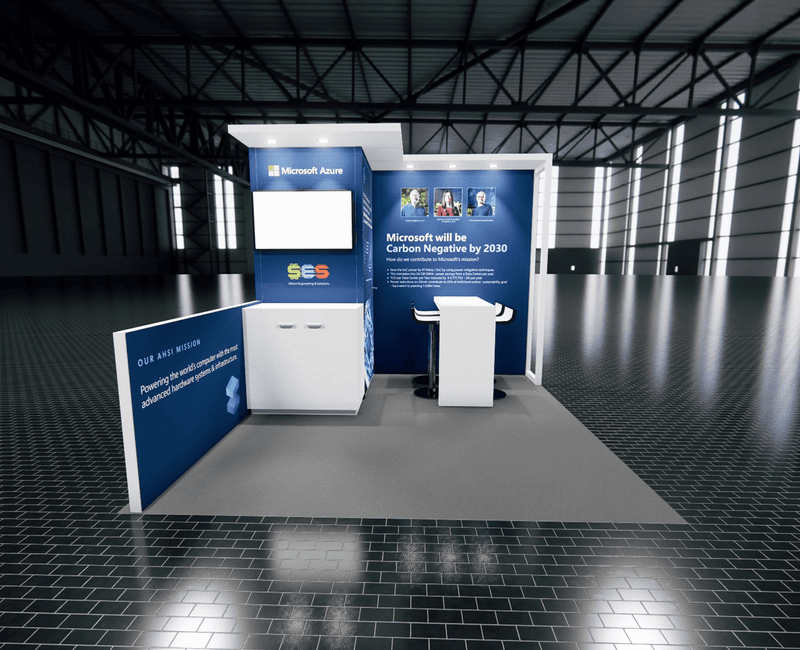 10x10 trade show exhibit rental — 10 x 10 inline exhibit rental — global pet expo, orlando hero image