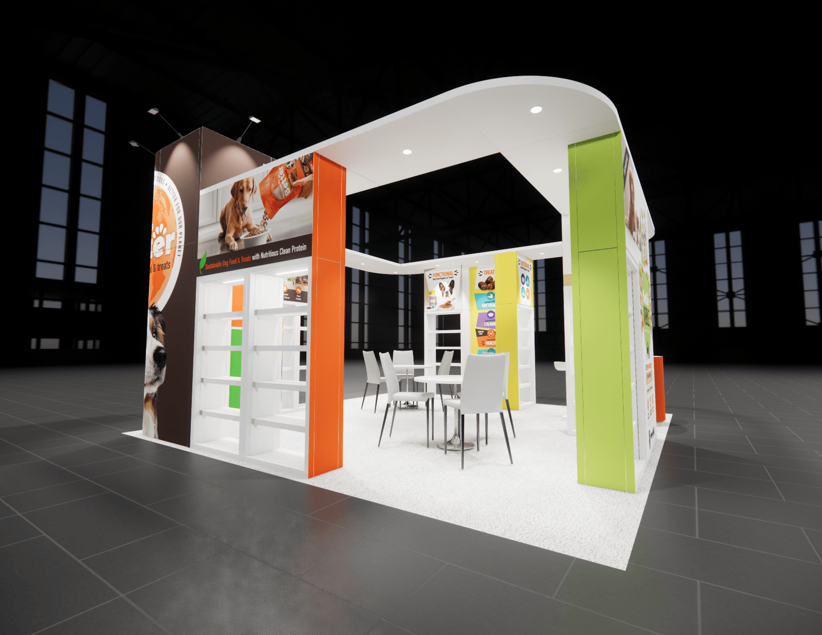 20 x 20 Island Exhibit Rental — InfoComm, Las Vegas
