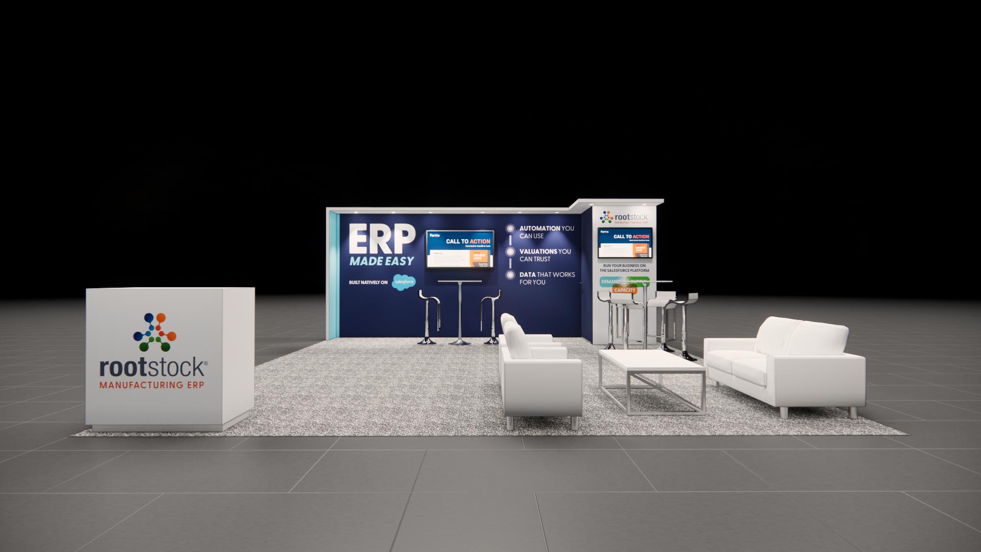 20 x 20 Island Exhibit Rental — Global Pet Expo, Orlando
