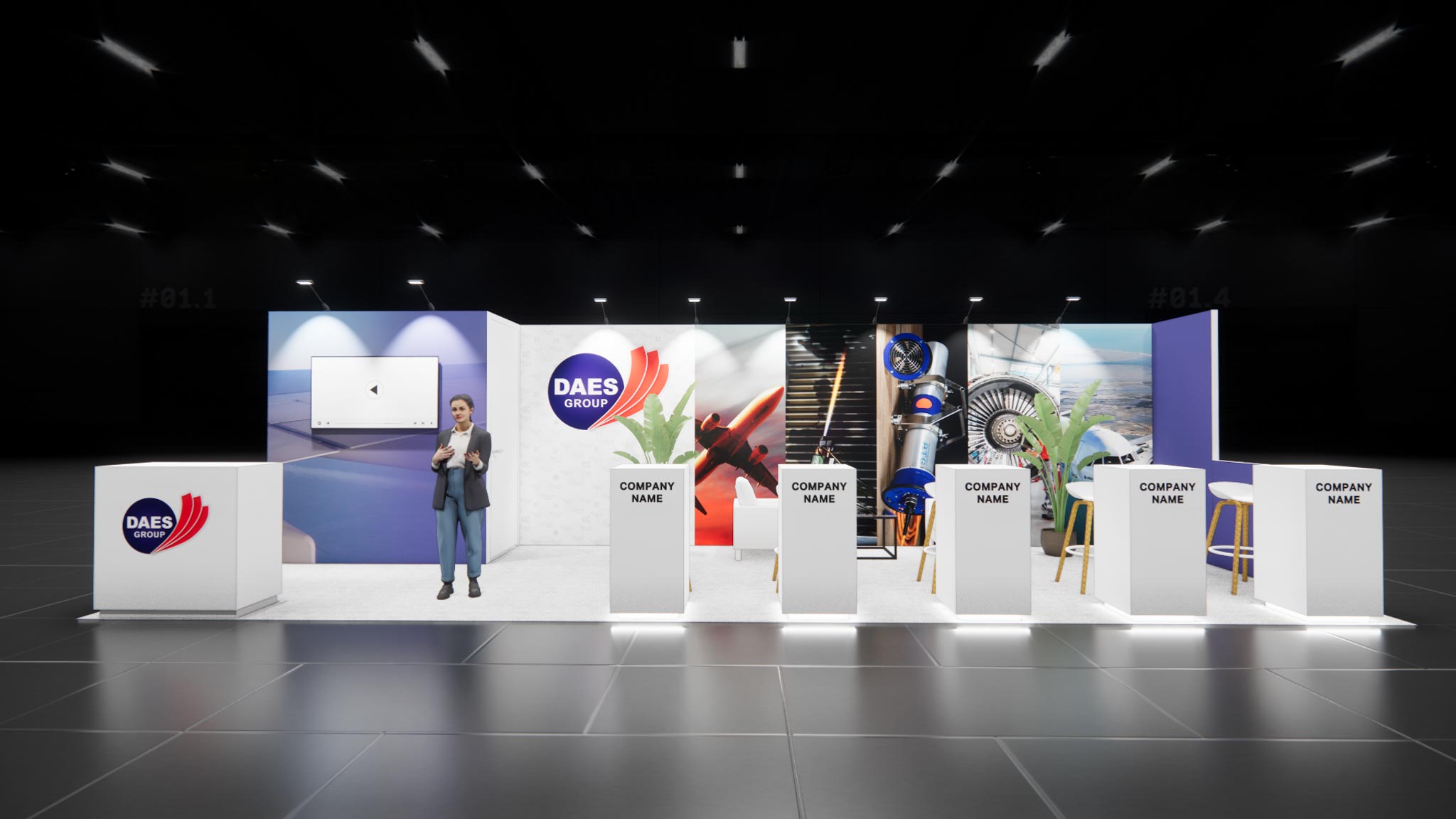 10x20 trade show exhibit rental — 10 x 20 inline exhibit rental — iaapa expo, orlando hero image