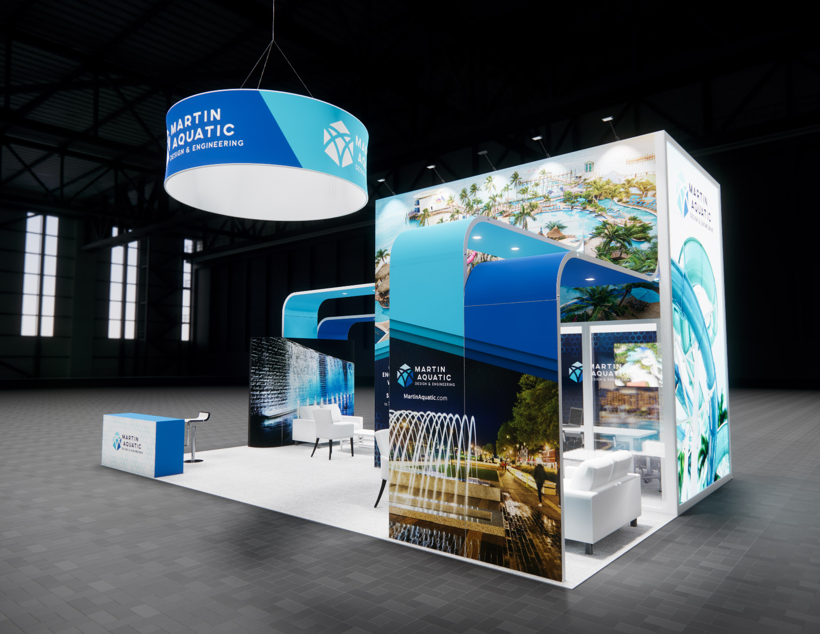 20 x 30 Island Exhibit Rental — PACK EXPO Las Vegas, Las Vegas