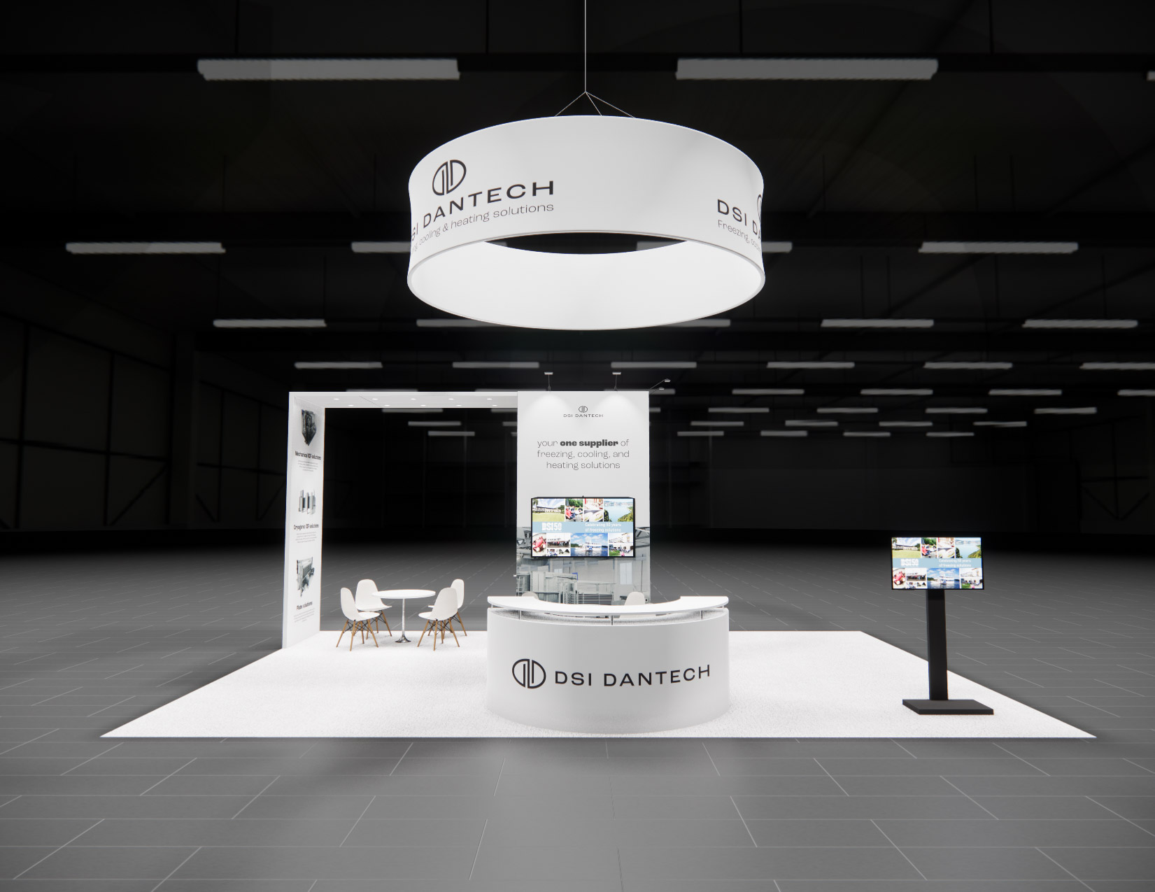 20x30 trade show exhibit rental — 20 x 30 island exhibit rental — ippe, atlanta hero image