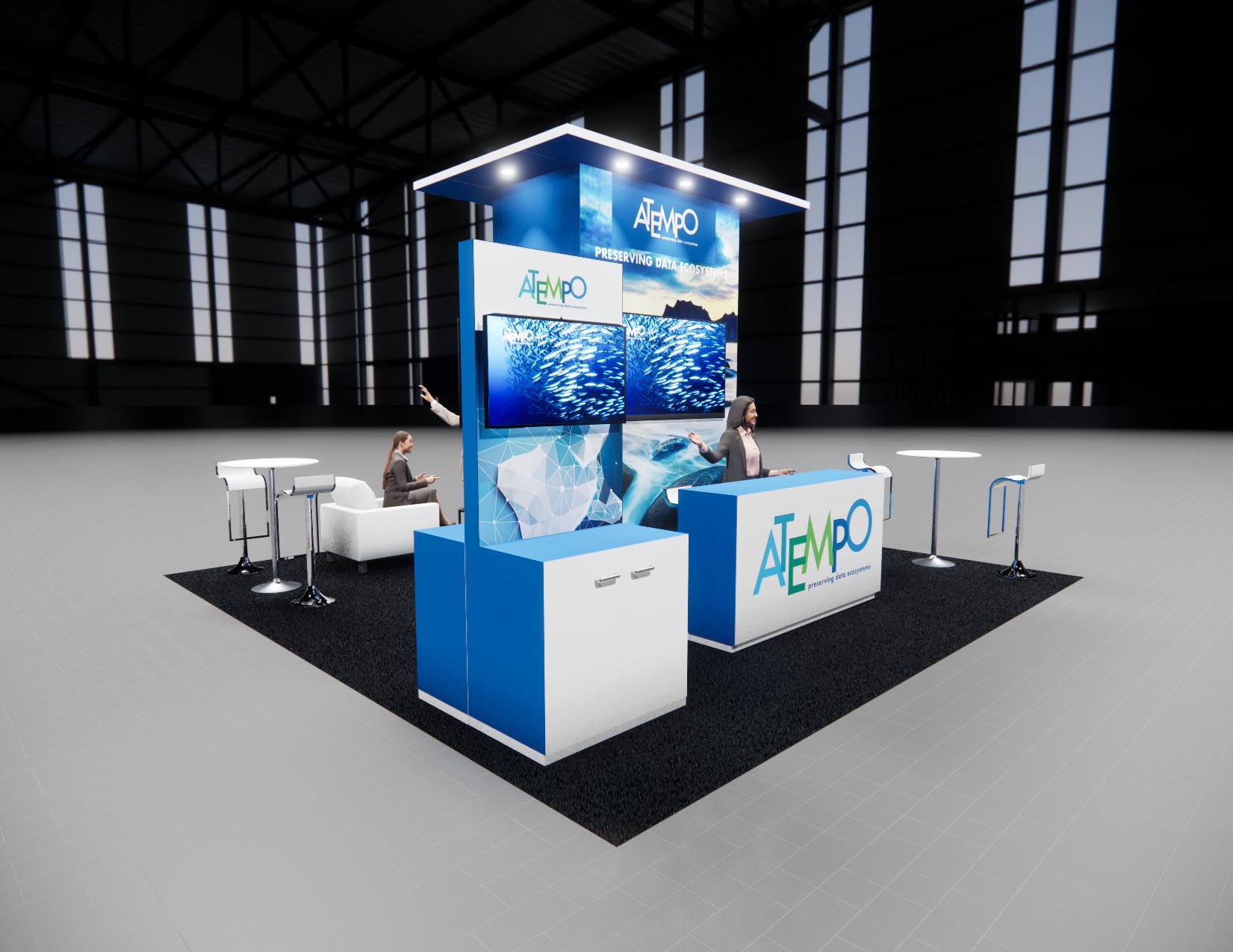 20 x 20 Island Exhibit Rental — Global Pet Expo, Orlando