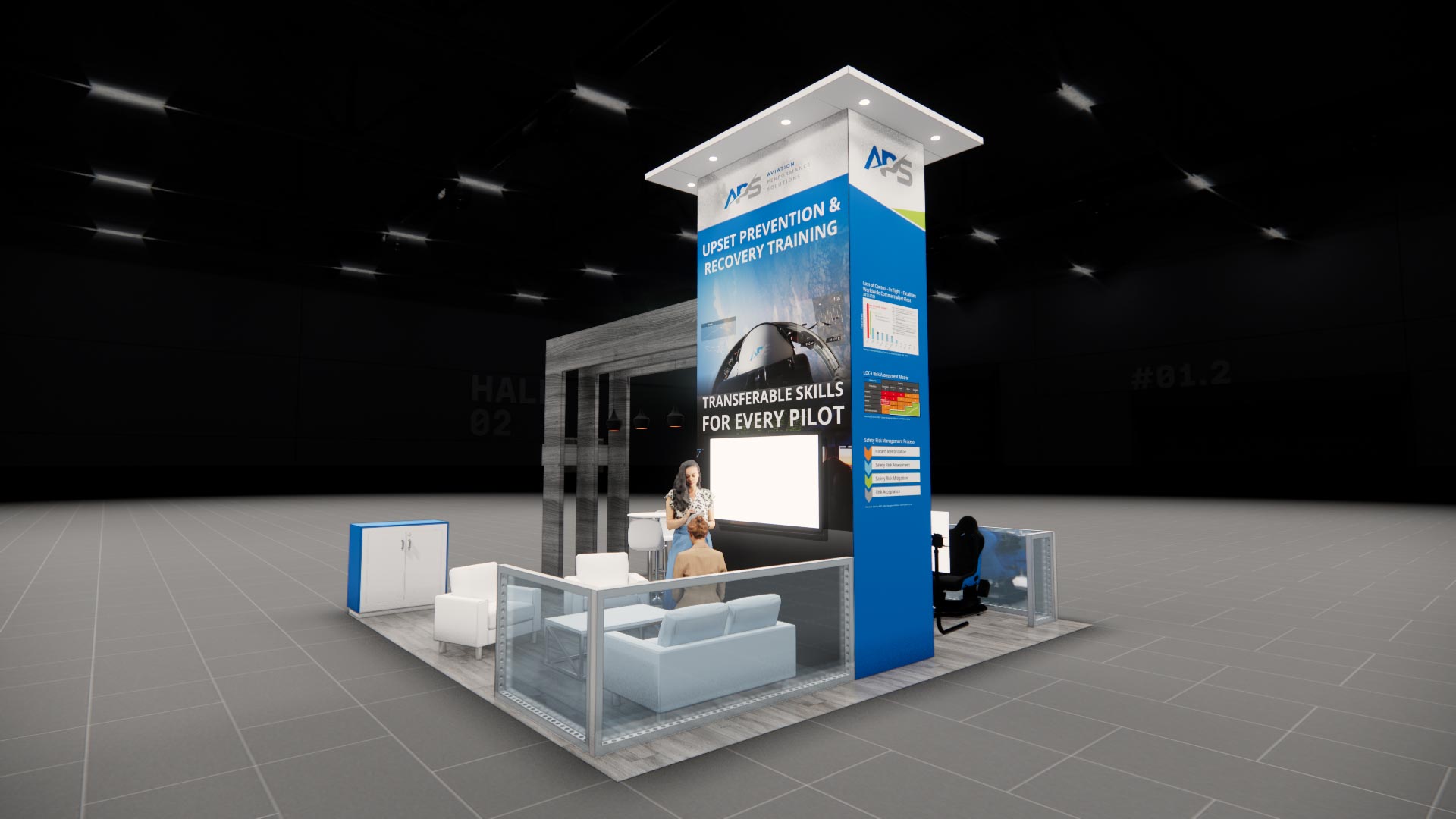 20 x 20 Island Exhibit Rental — InfoComm, Las Vegas