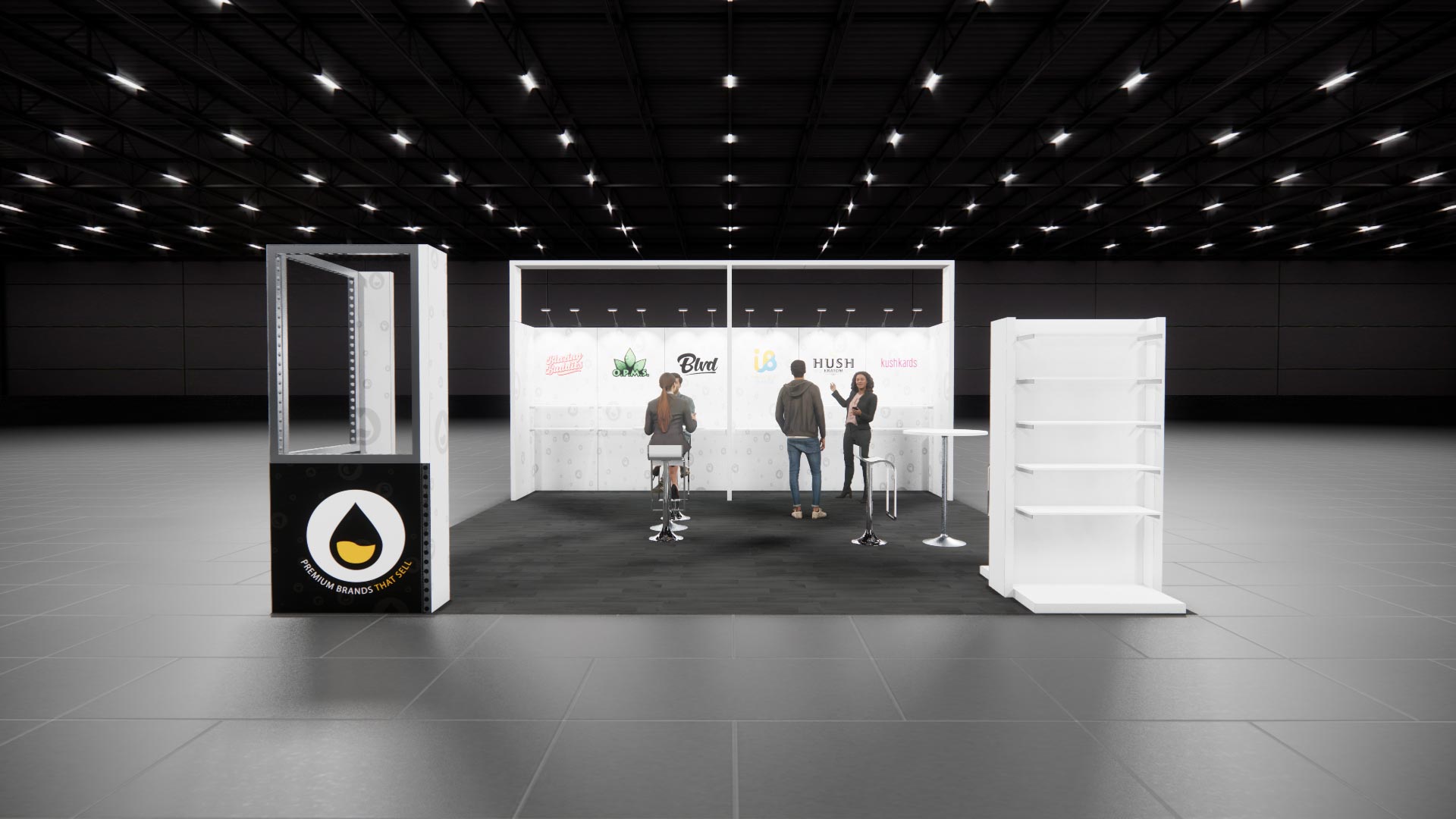 20 x 20 Island Exhibit Rental — InfoComm, Las Vegas