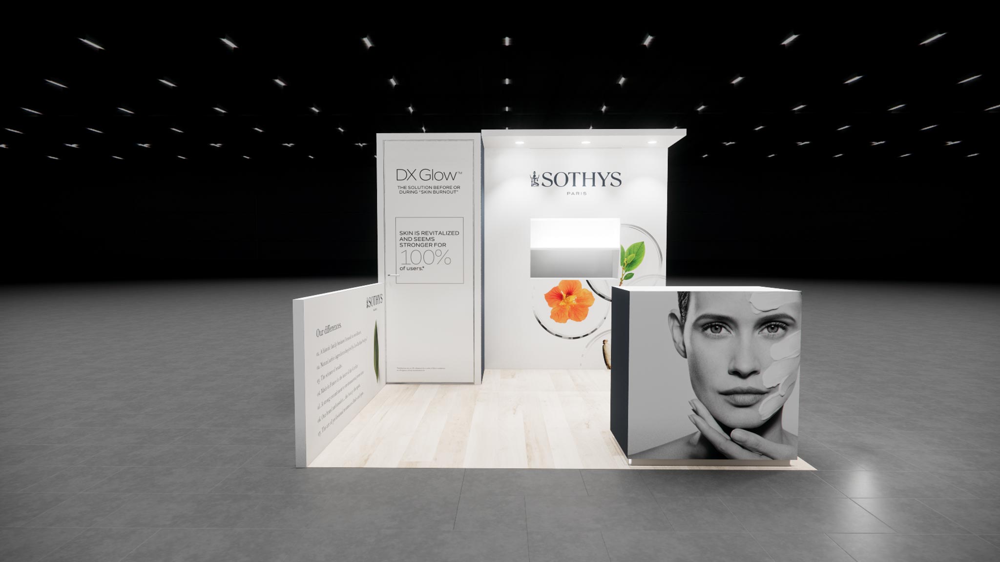 10x10 trade show exhibit rental — 10 x 10 inline exhibit rental — himss, las vegas hero image
