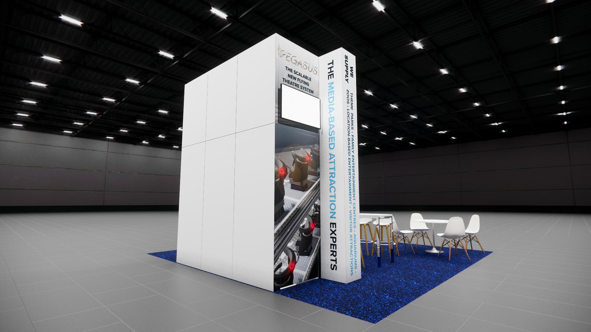 20 x 20 Island Exhibit Rental — InfoComm, Las Vegas