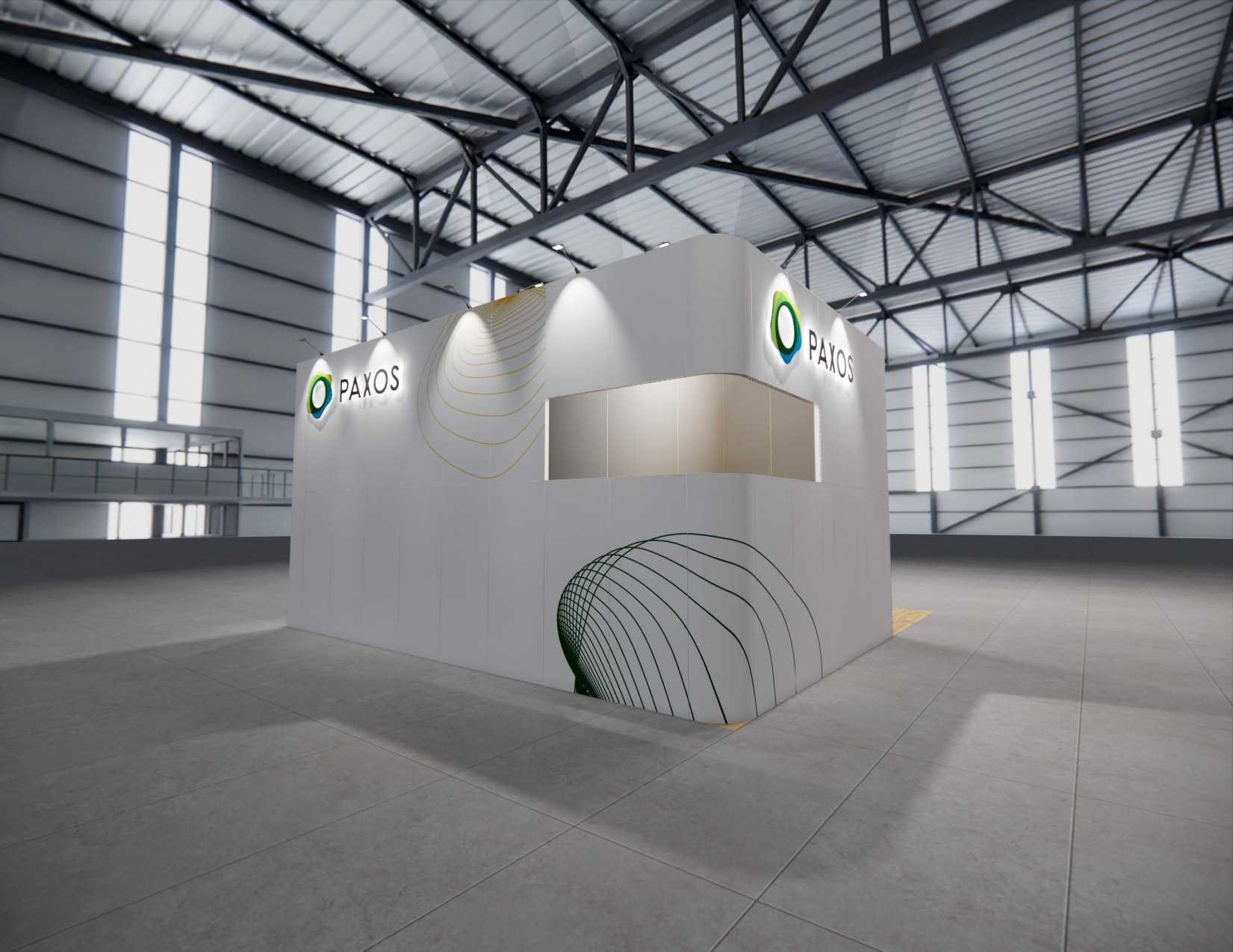 30 x 30 Island Exhibit Rental — MODEX, Atlanta
