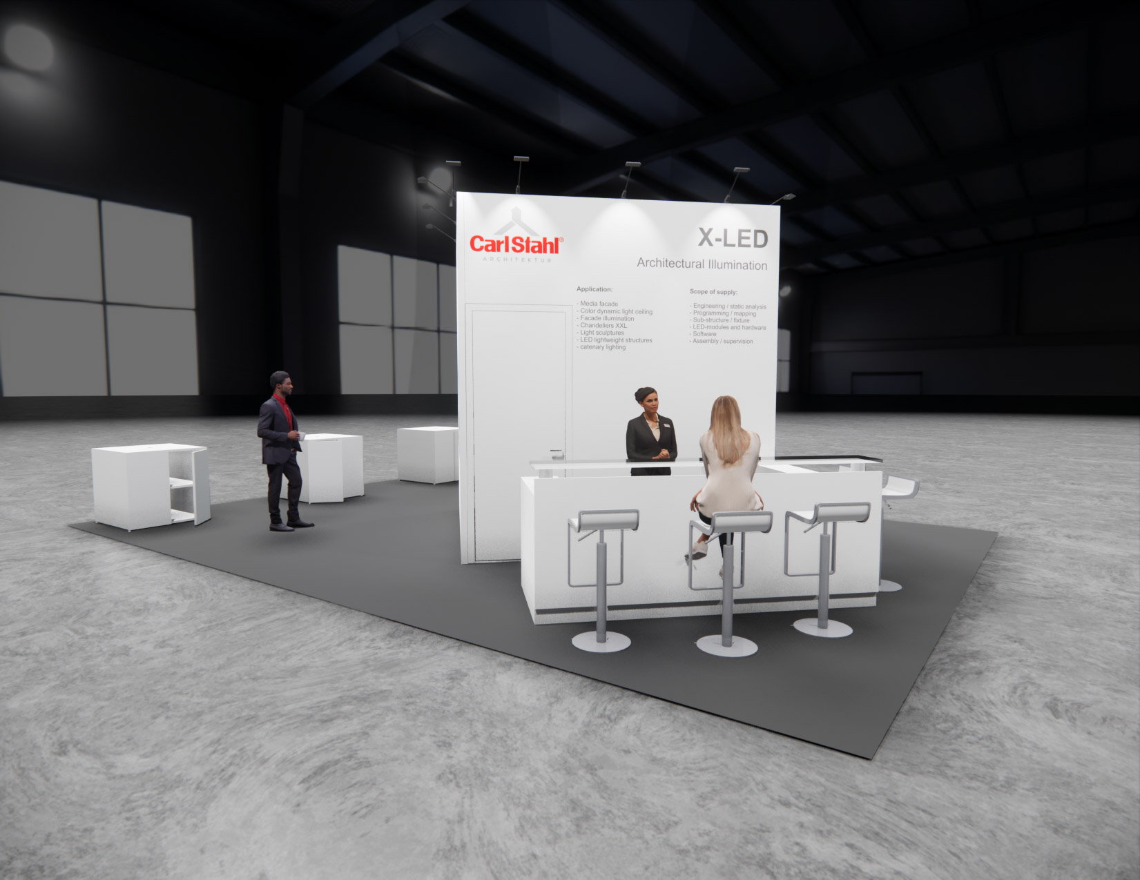 20 x 30 Island Exhibit Rental — SEMA Show, Las Vegas