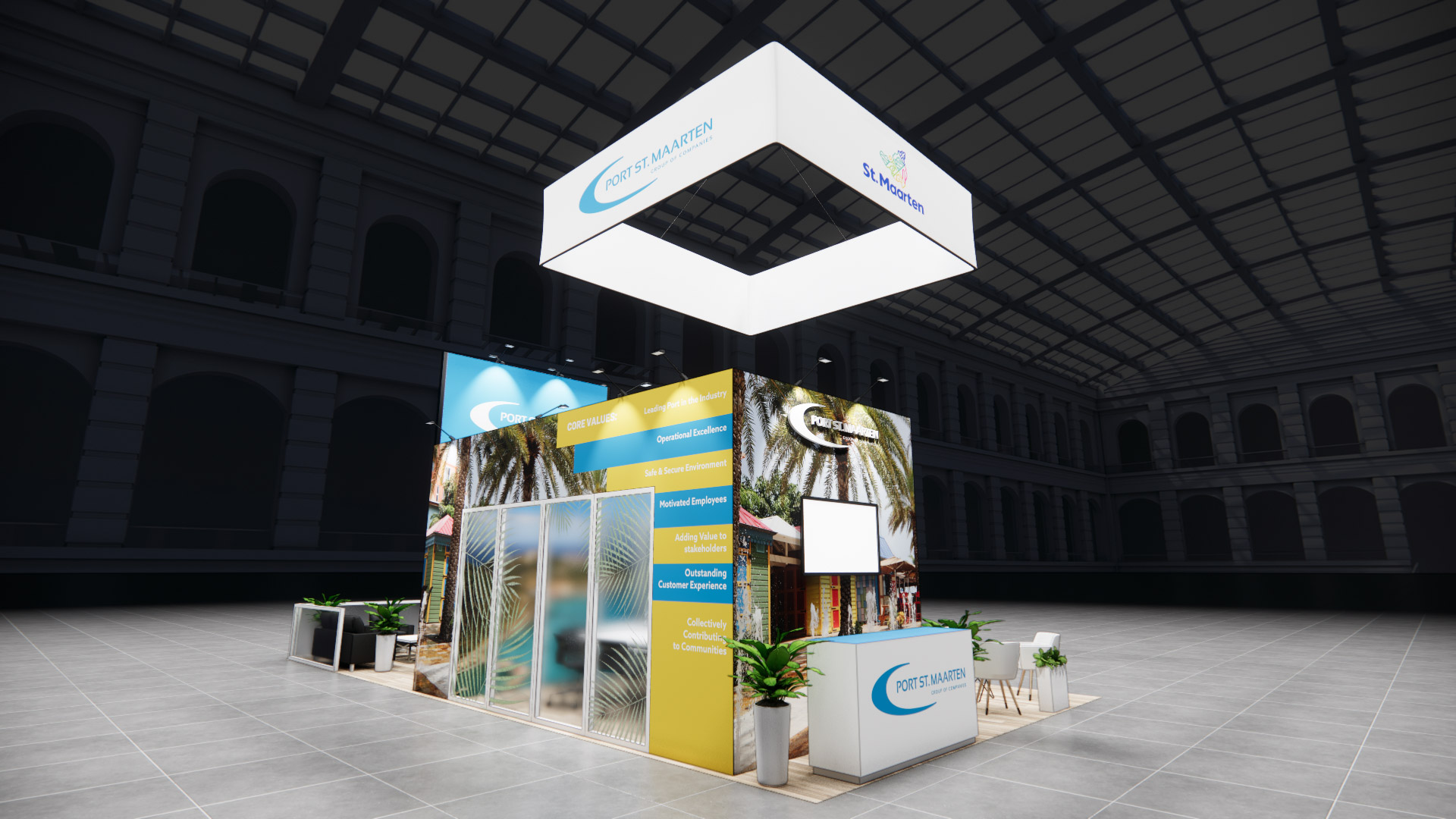 20 x 40 Island Exhibit Rental — IPPE, Atlanta