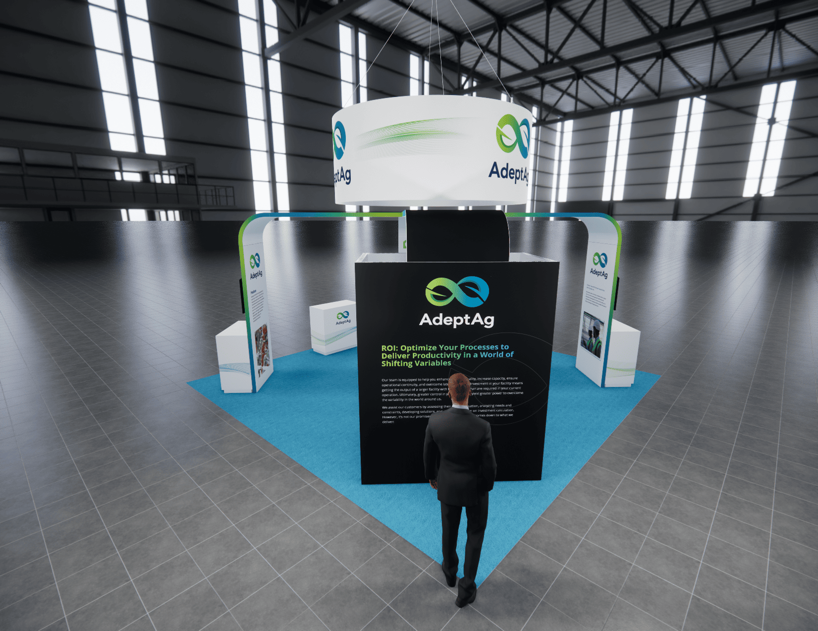 20 x 20 Island Exhibit Rental — Global Pet Expo, Orlando