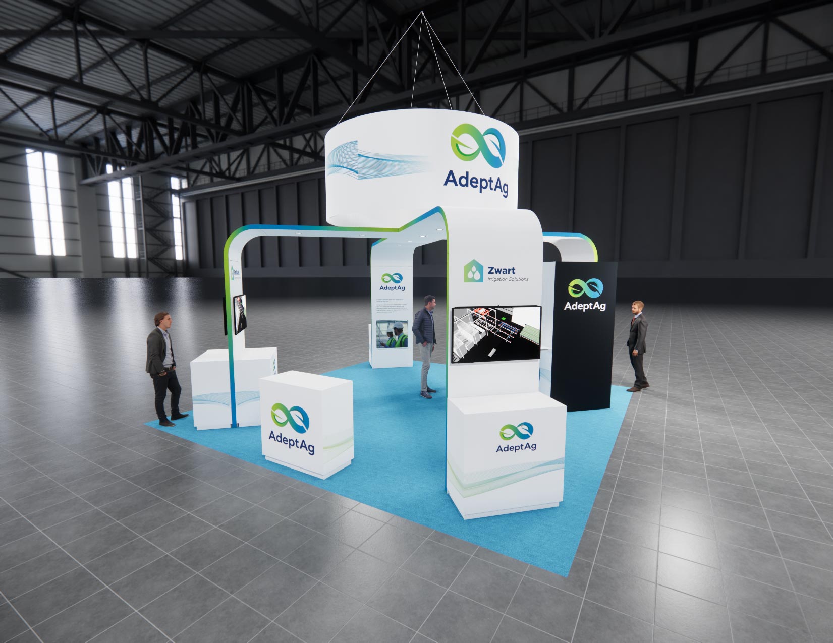 20 x 20 Island Exhibit Rental — Global Pet Expo, Orlando
