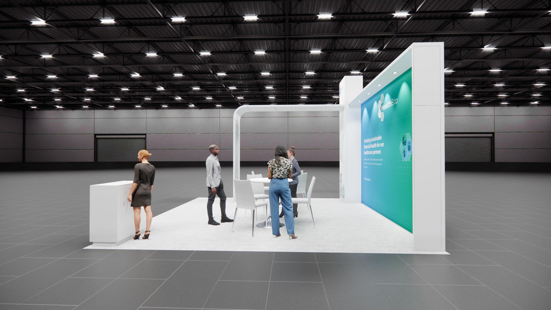 20 x 20 Island Exhibit Rental — Global Pet Expo, Orlando