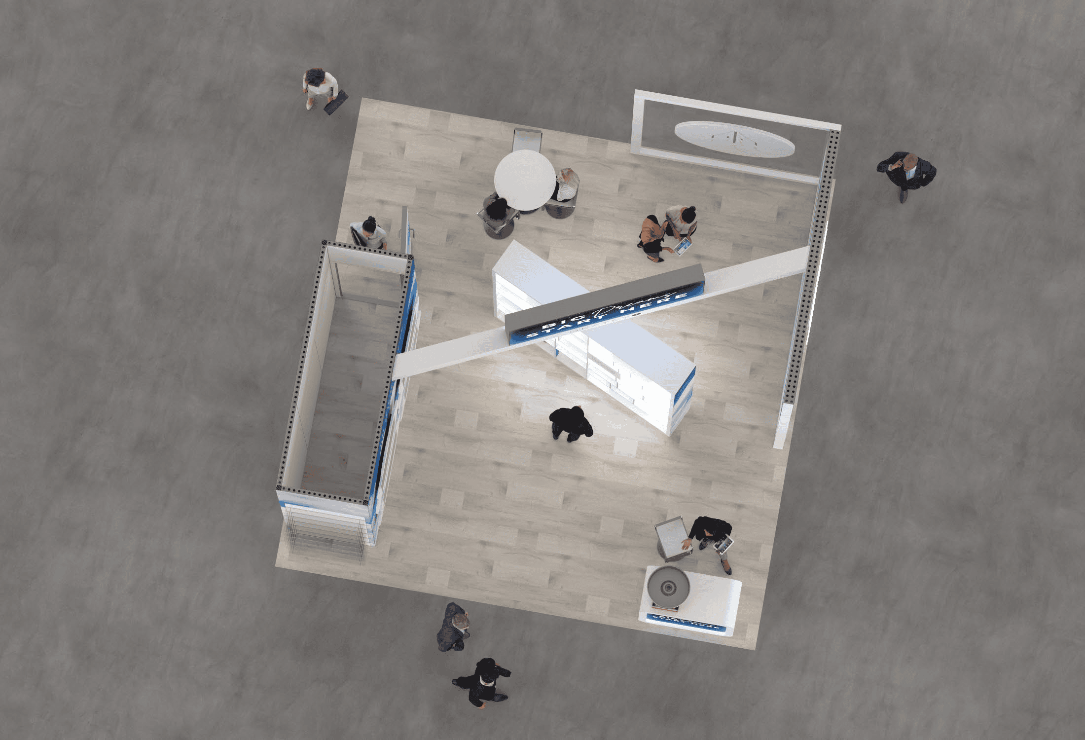 20 x 20 Island Exhibit Rental — IAAPA Expo, Orlando