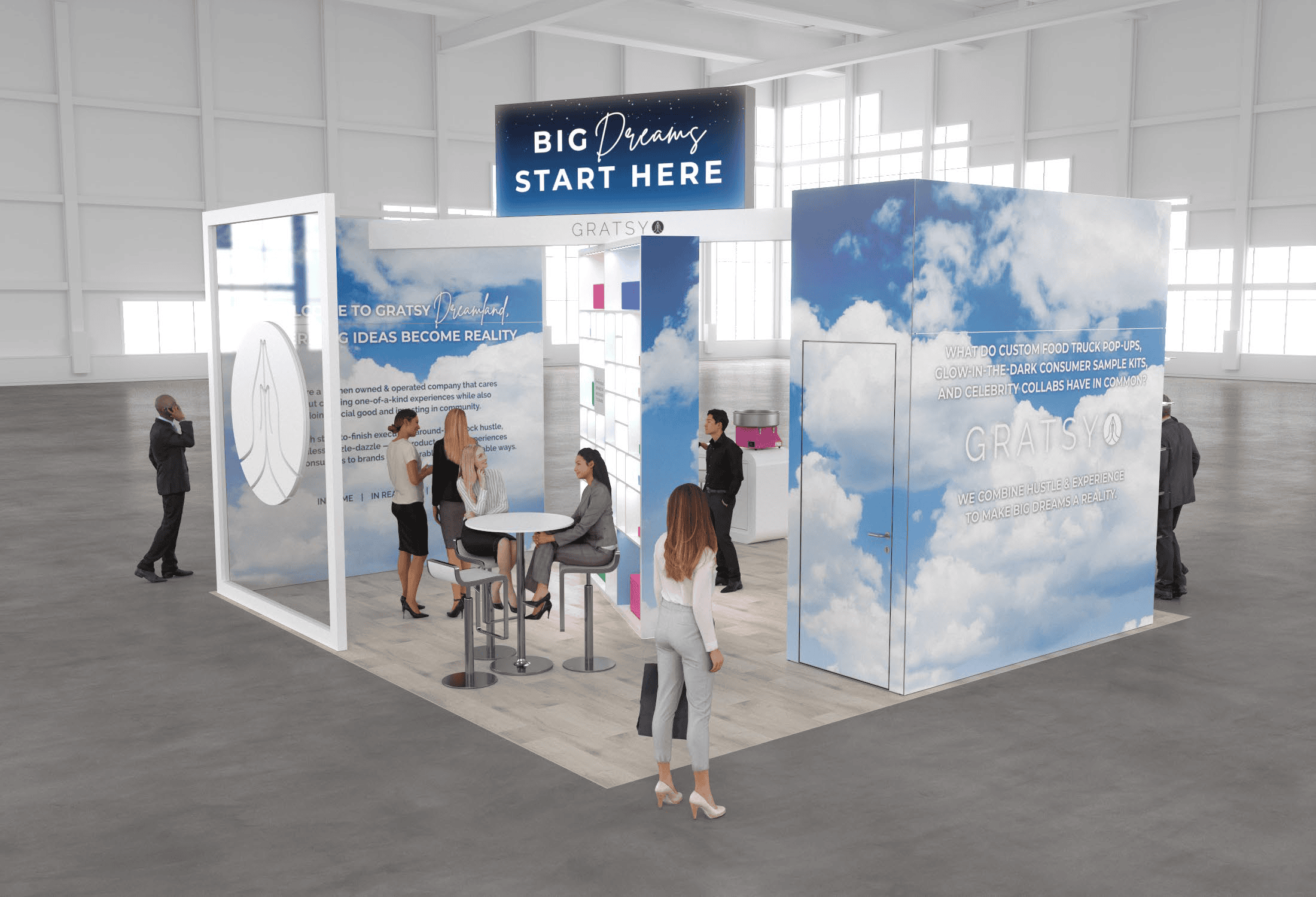 20 x 20 Island Exhibit Rental — IAAPA Expo, Orlando