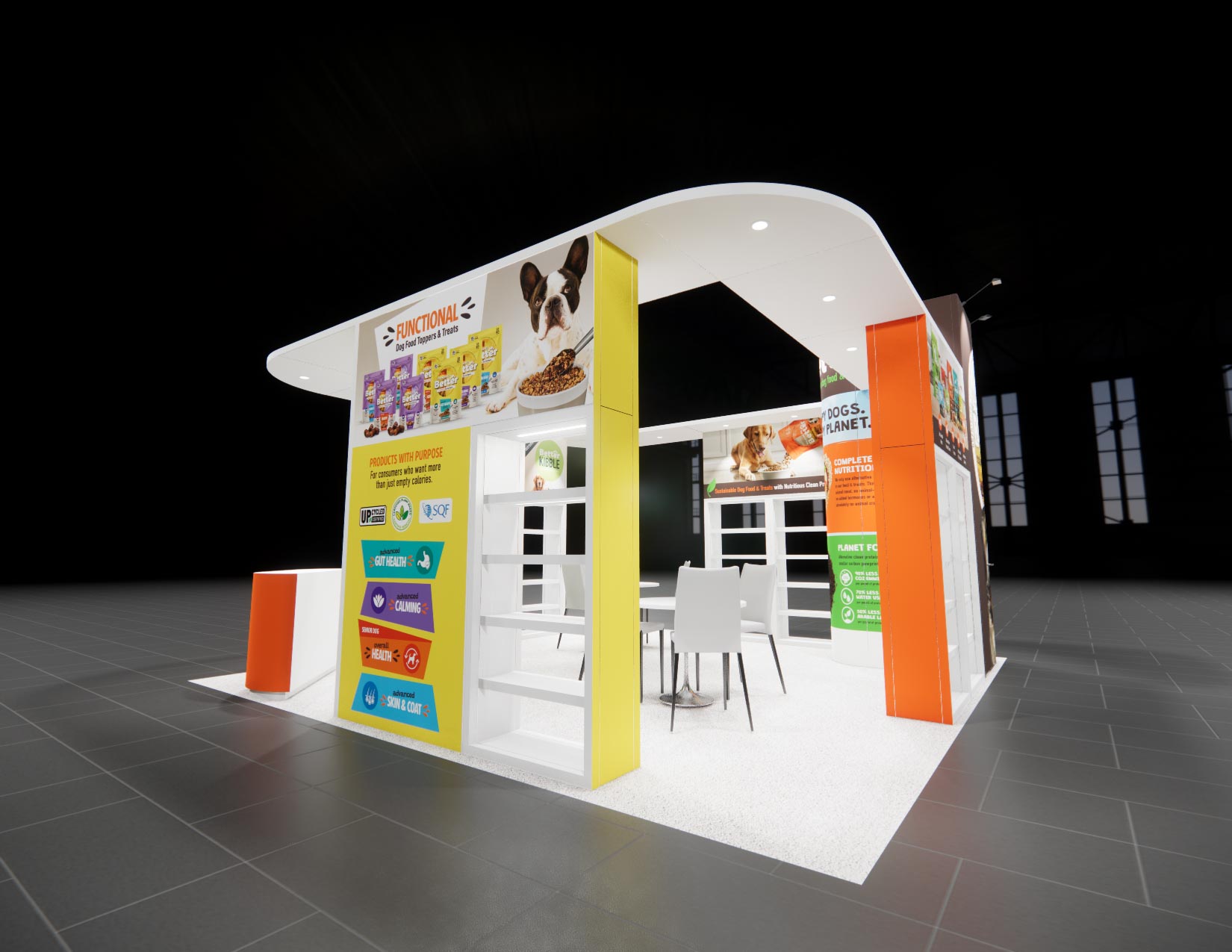 20 x 20 Island Exhibit Rental — IAAPA Expo, Orlando