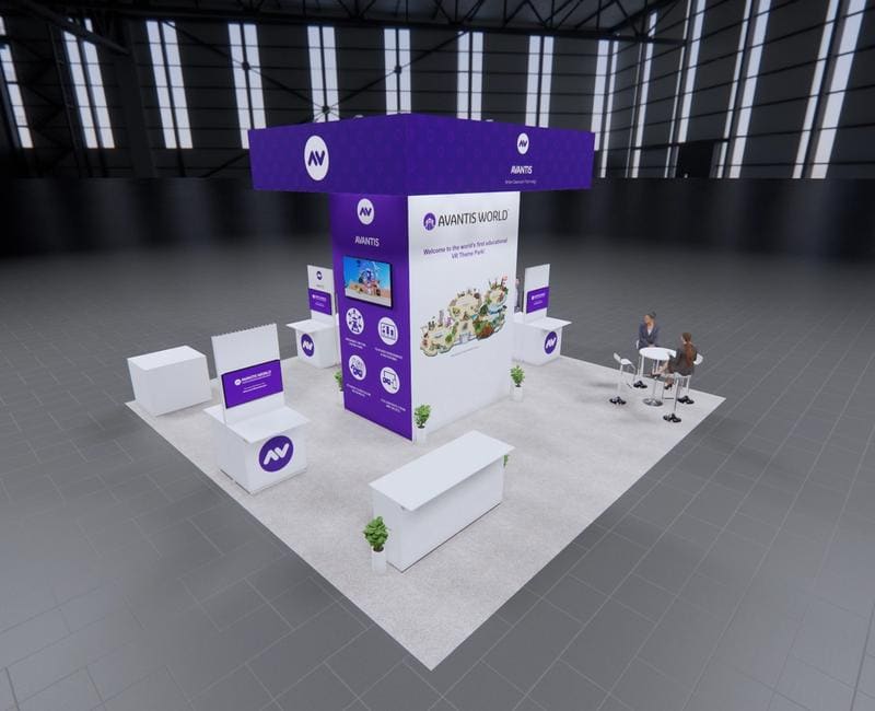 30 x 30 Island Exhibit Rental — InfoComm, Las Vegas
