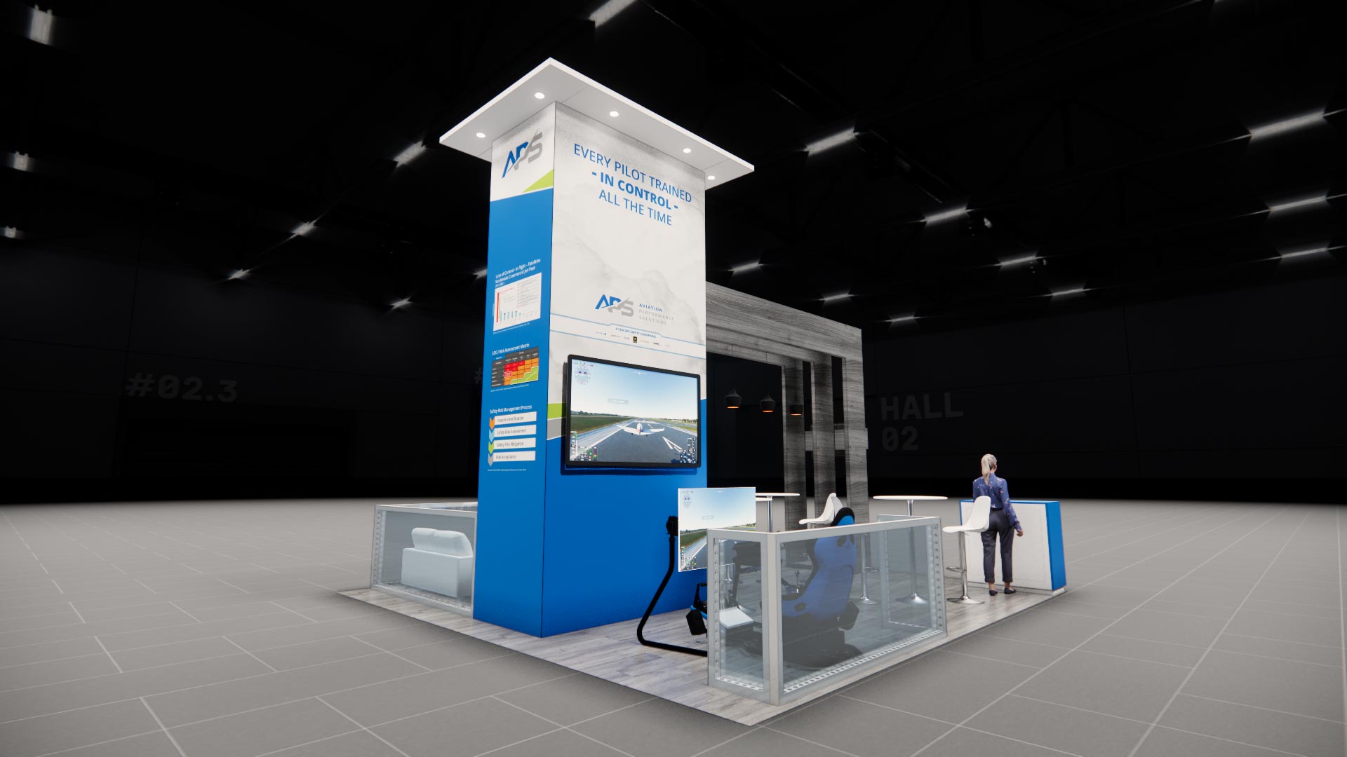 20 x 20 Island Exhibit Rental — InfoComm, Las Vegas