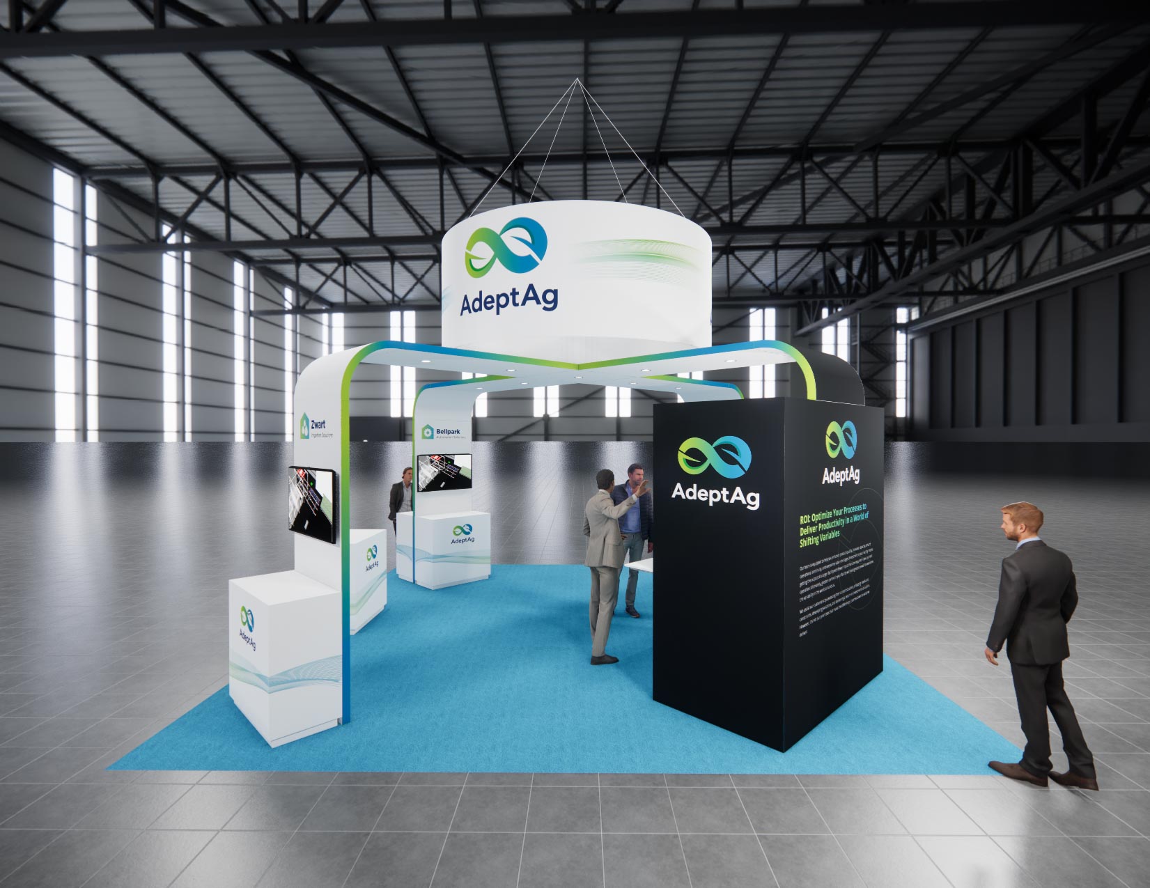 20 x 20 Island Exhibit Rental — Global Pet Expo, Orlando