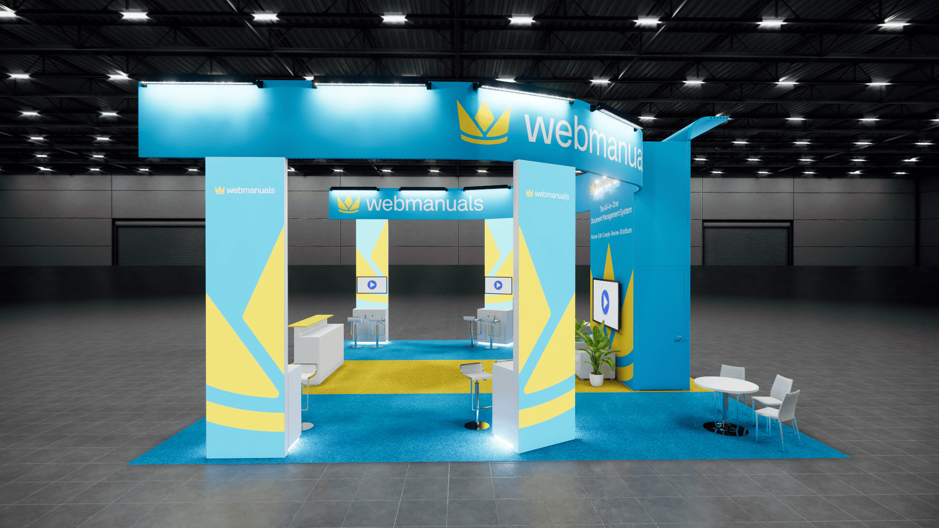 30 x 30 Island Exhibit Rental — MODEX, Atlanta