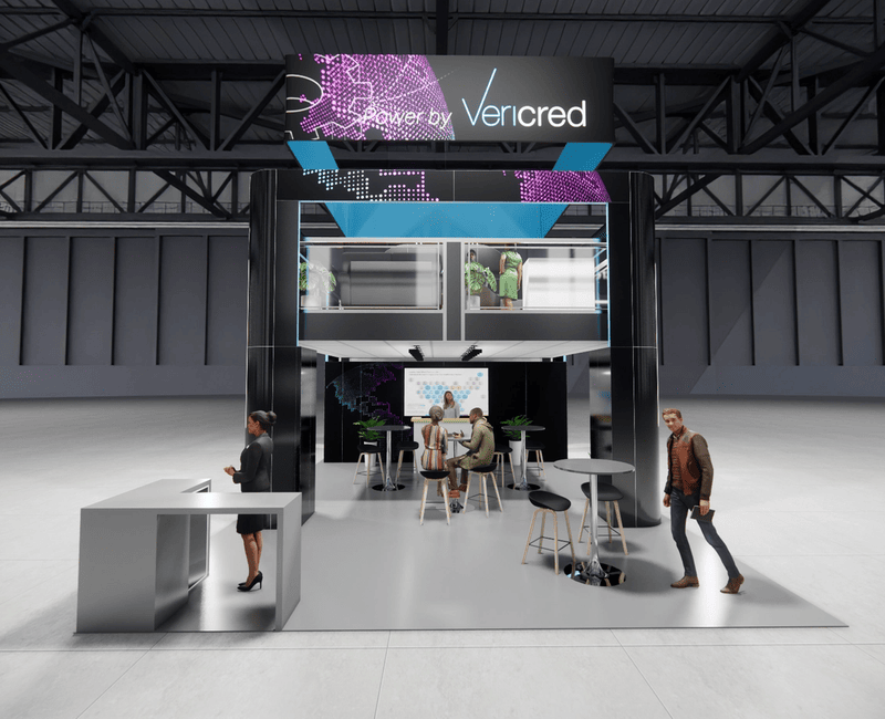 20x30 trade show exhibit rental — 20 x 30 island exhibit rental — otc, houston hero image