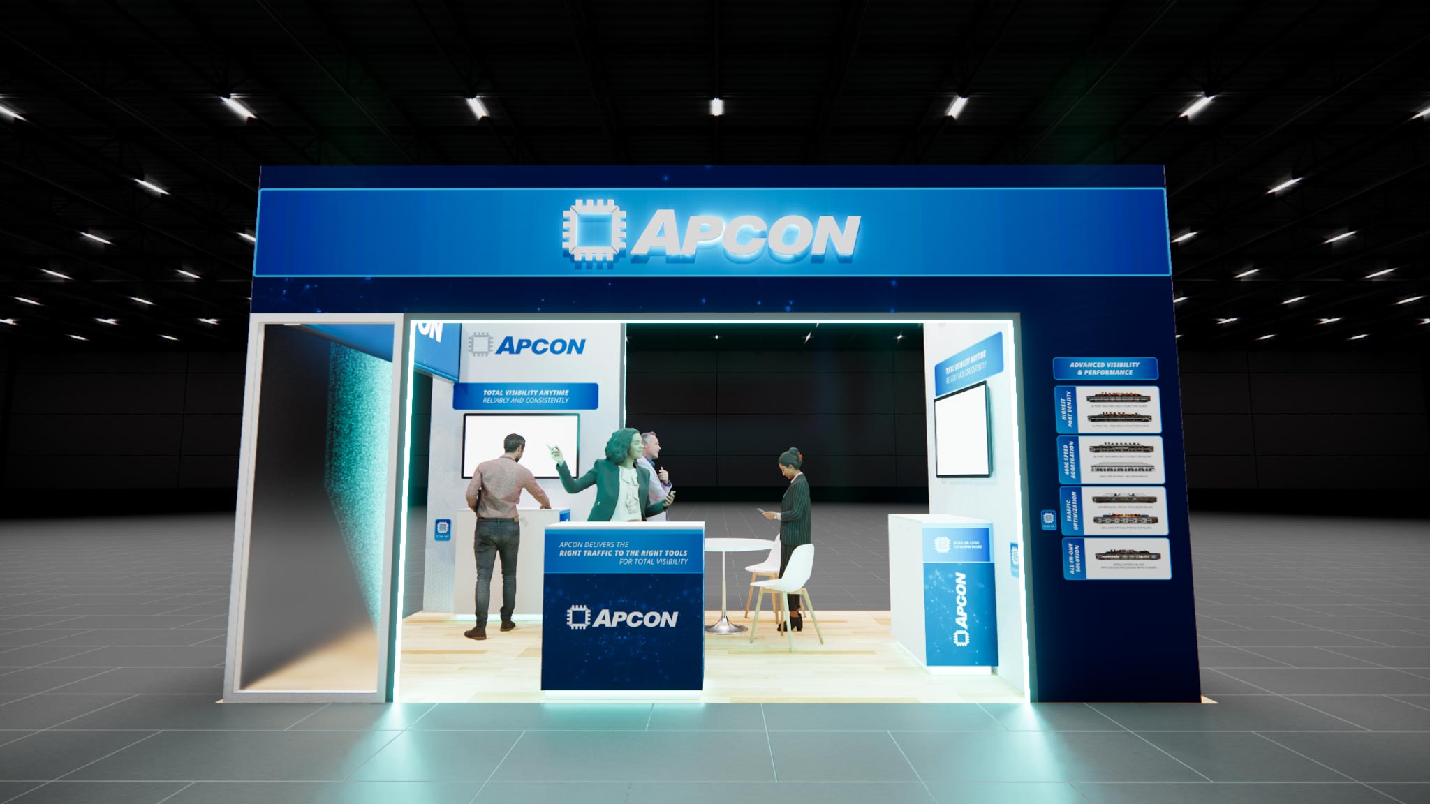 10x20 trade show exhibit rental — 10 x 20 inline exhibit rental — nab show, las vegas hero image