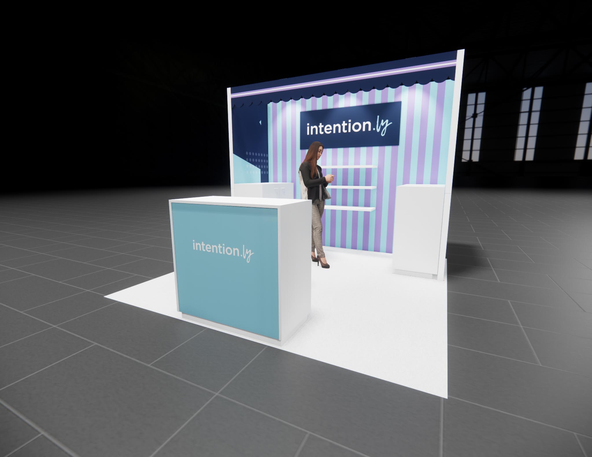 10 x 10 Inline Exhibit Rental — InfoComm, Las Vegas