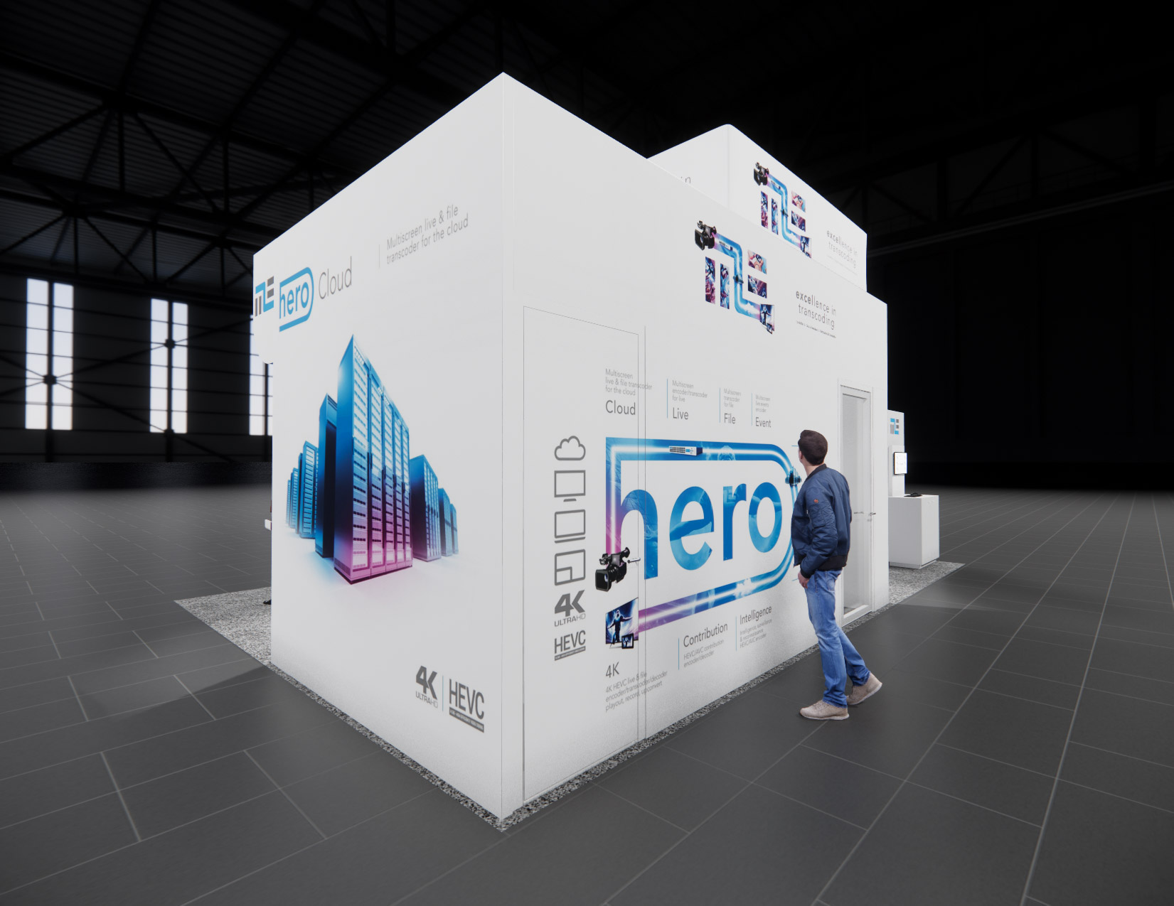 20 x 30 Island Exhibit Rental — OTC, Houston
