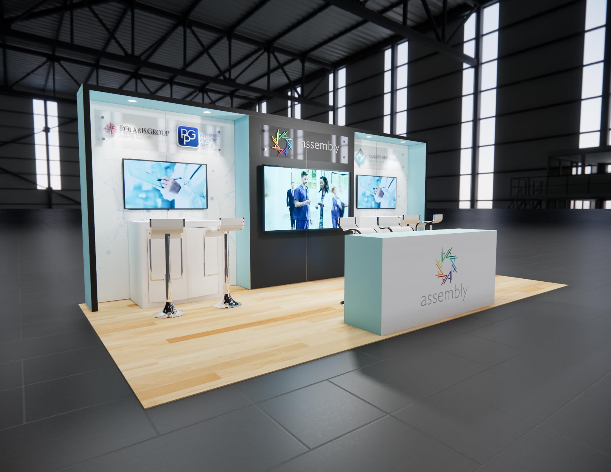 10 x 20 Inline Exhibit Rental — NAB Show, Las Vegas