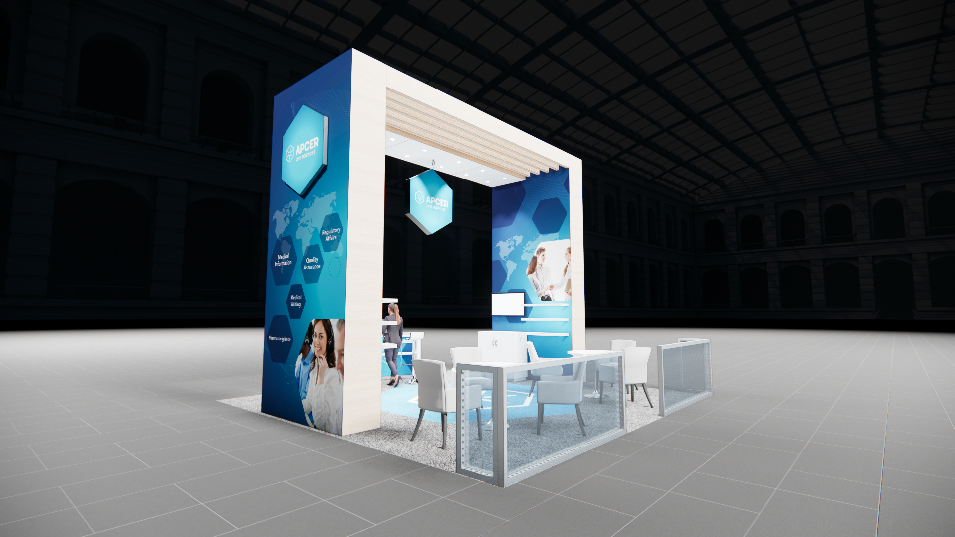 20 x 20 Island Exhibit Rental — InfoComm, Las Vegas
