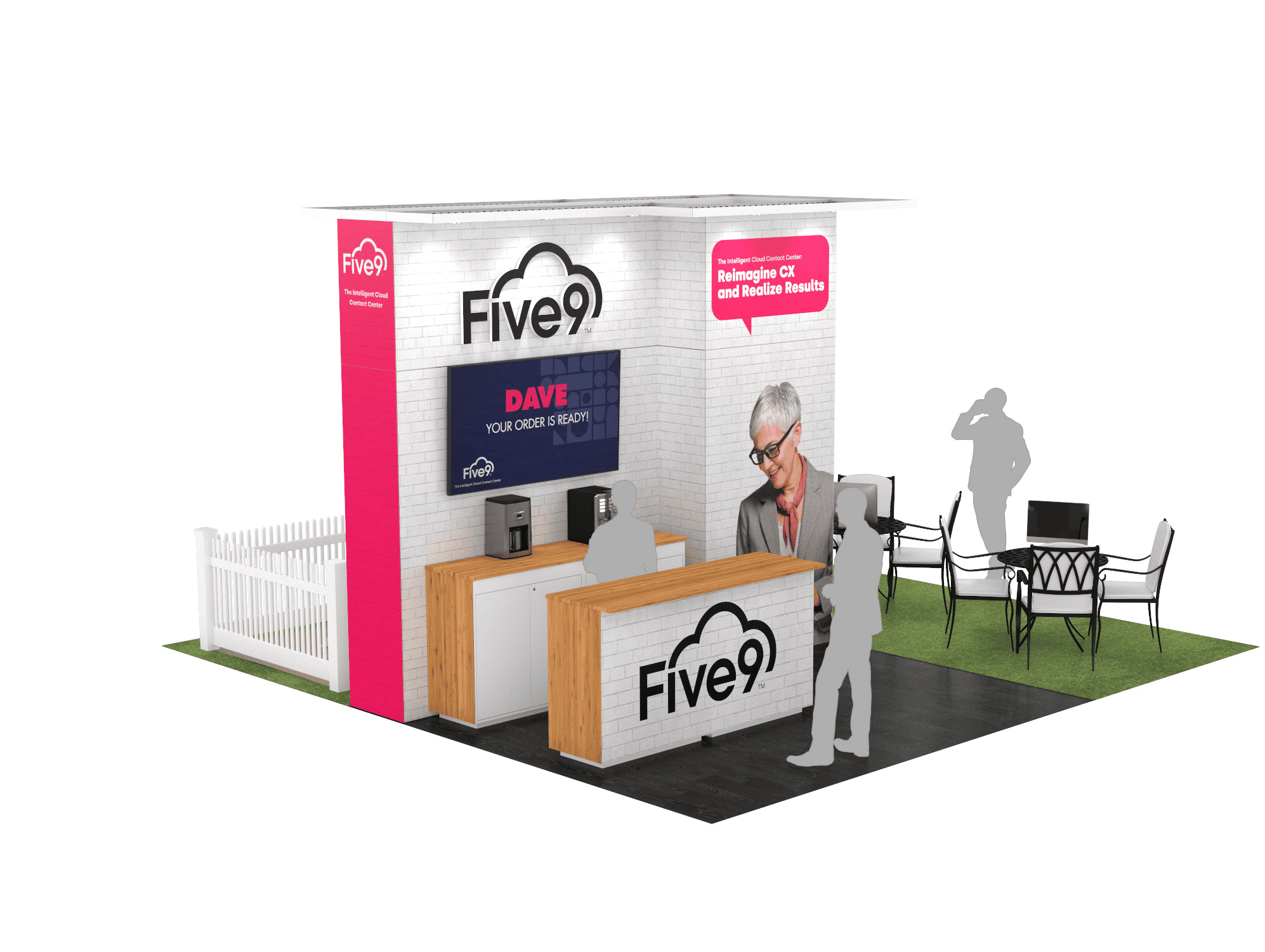 20 x 20 Island Exhibit Rental — MODEX, Atlanta