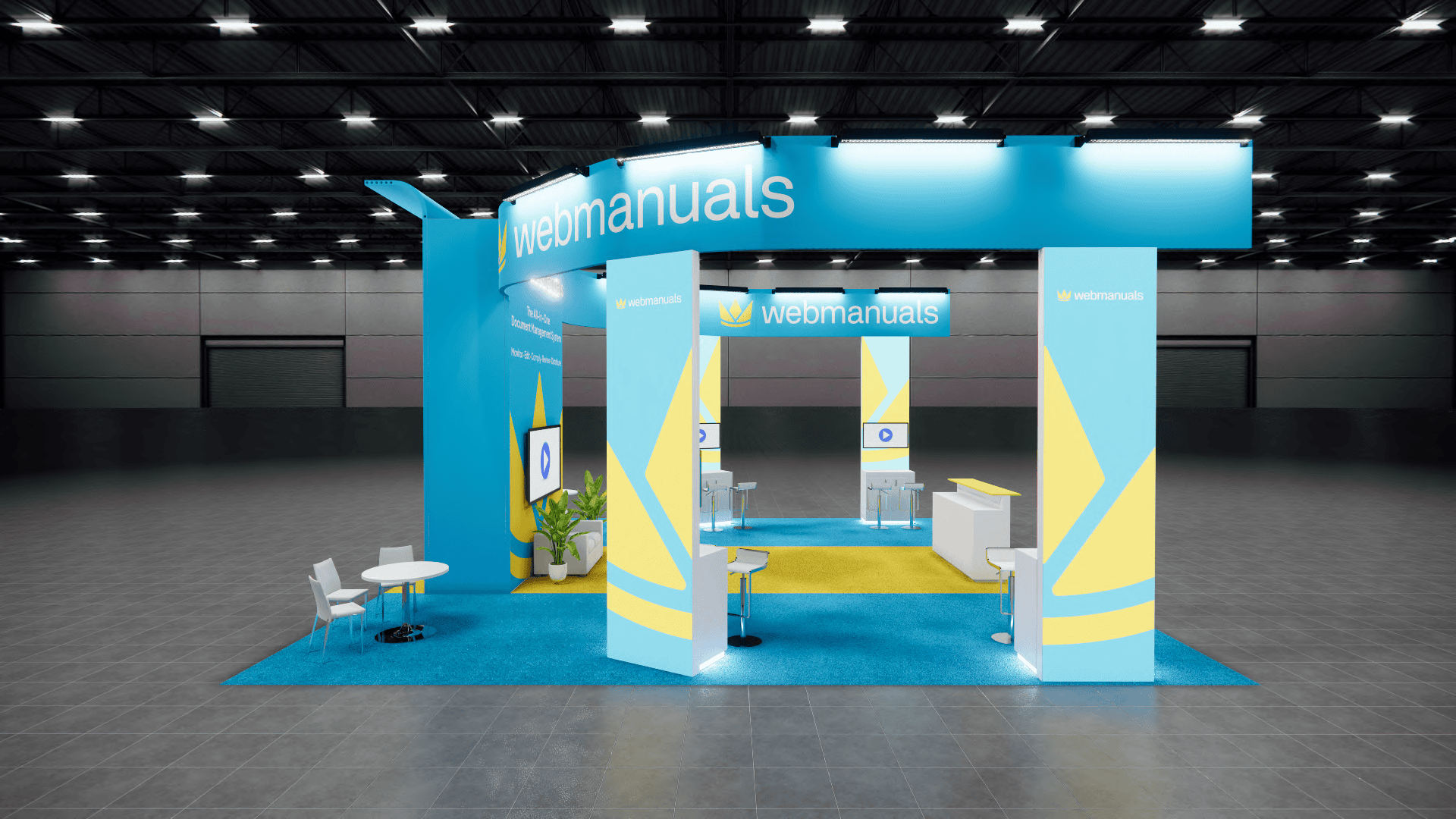30 x 30 Island Exhibit Rental — MODEX, Atlanta