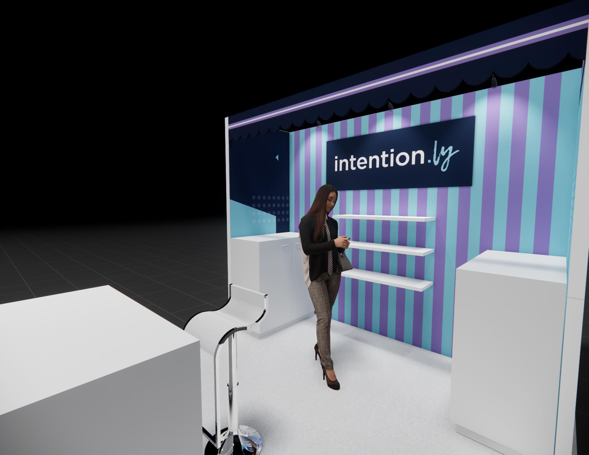 10 x 10 Inline Exhibit Rental — InfoComm, Las Vegas