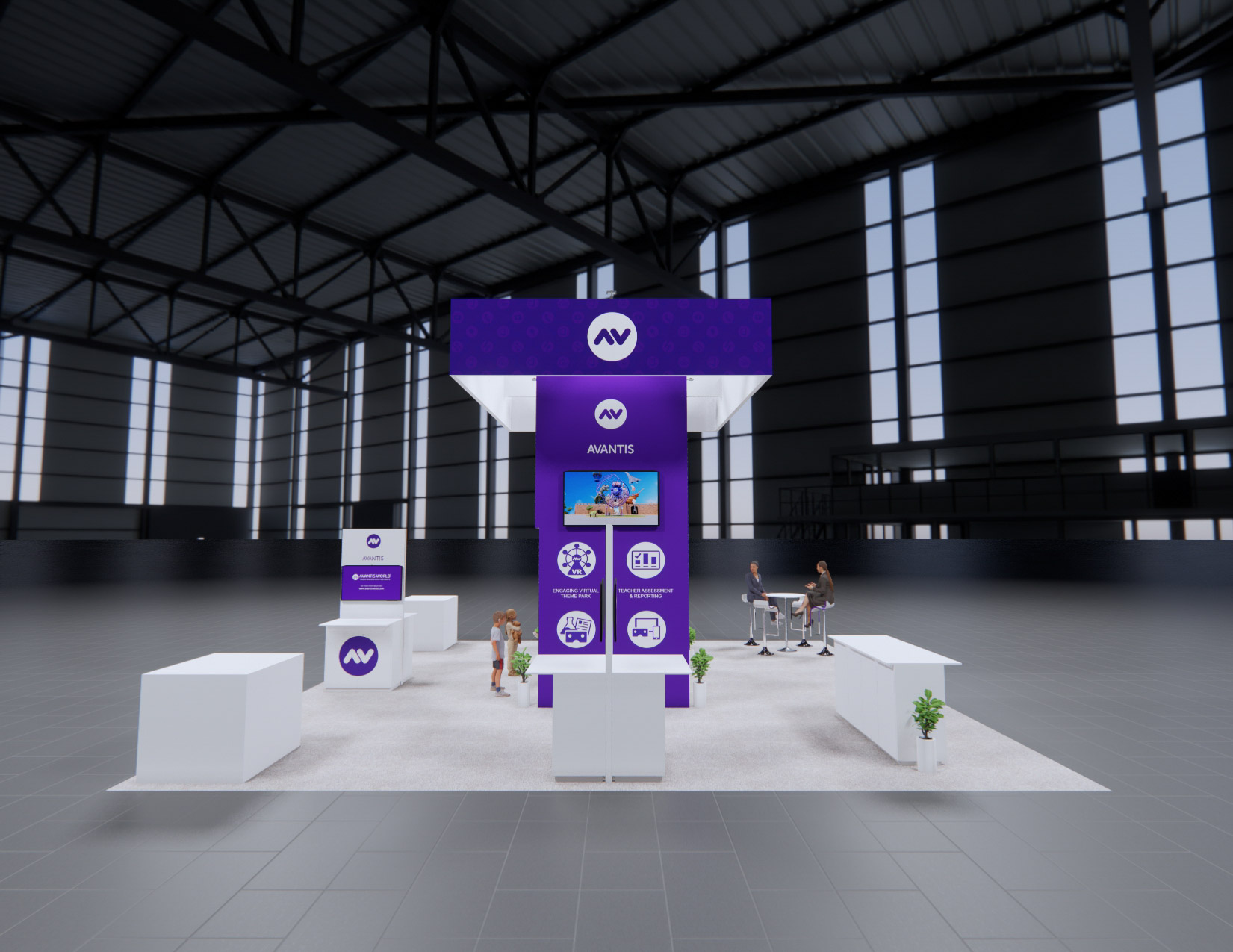 30 x 30 Island Exhibit Rental — CES, Las Vegas
