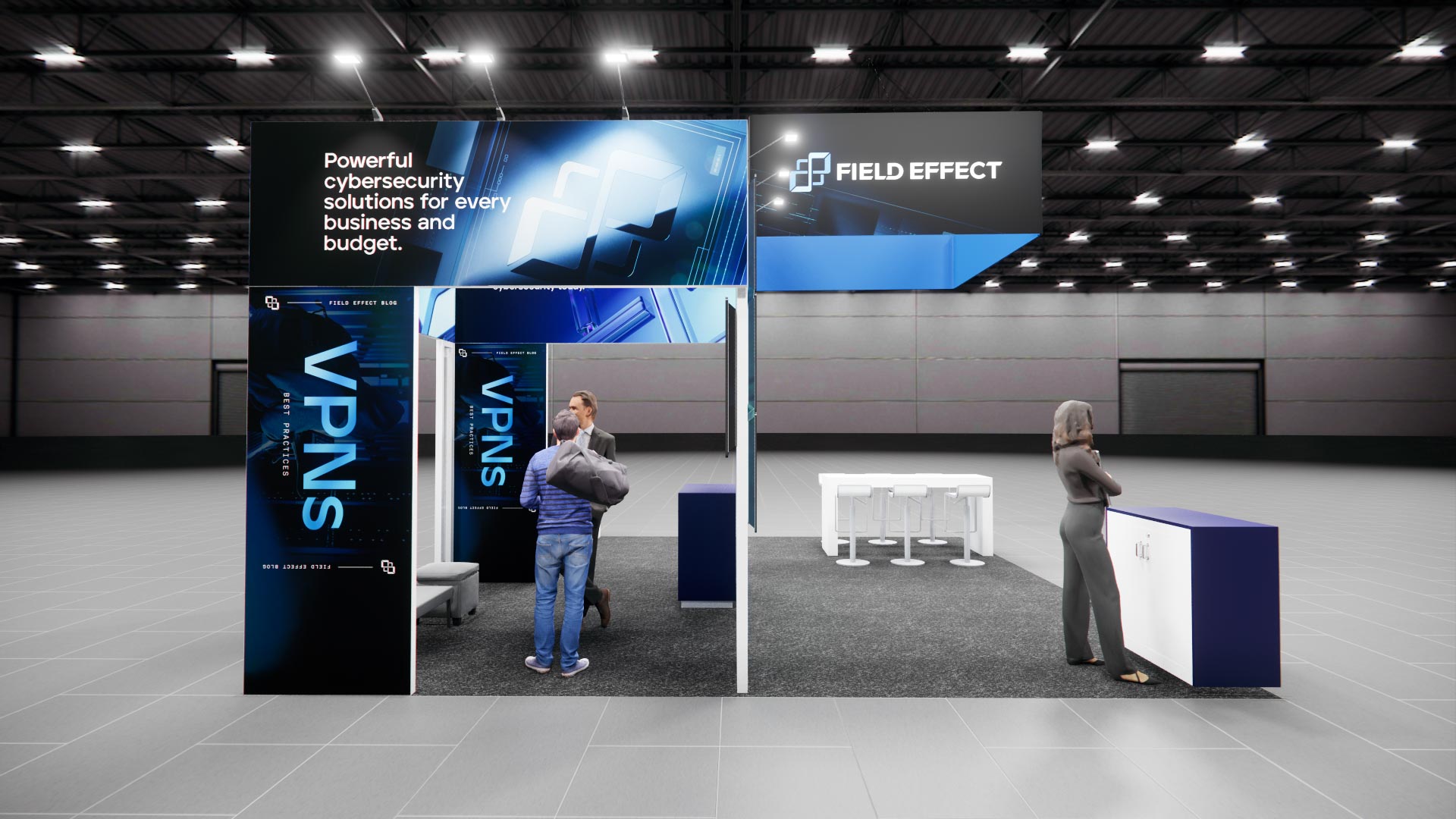 20 x 20 Island Exhibit Rental — CES, Las Vegas