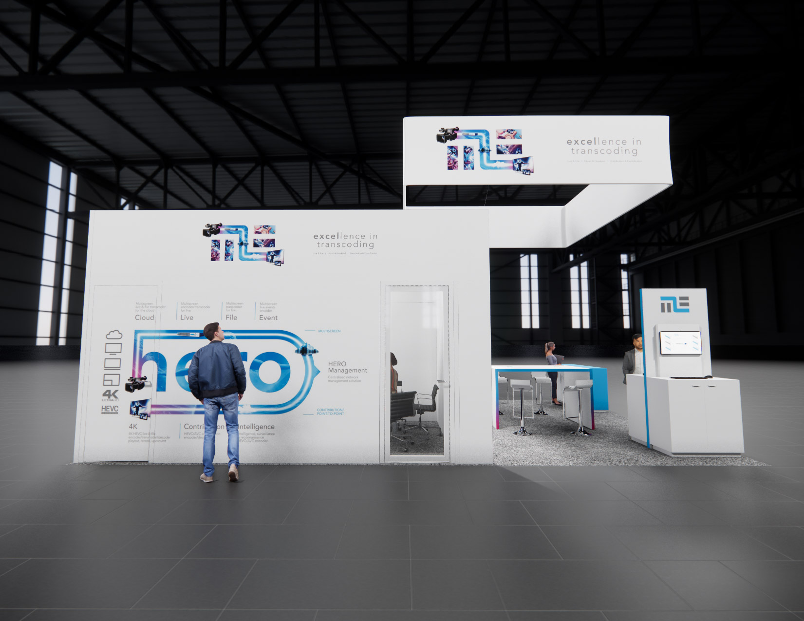 20 x 30 Island Exhibit Rental — OTC, Houston