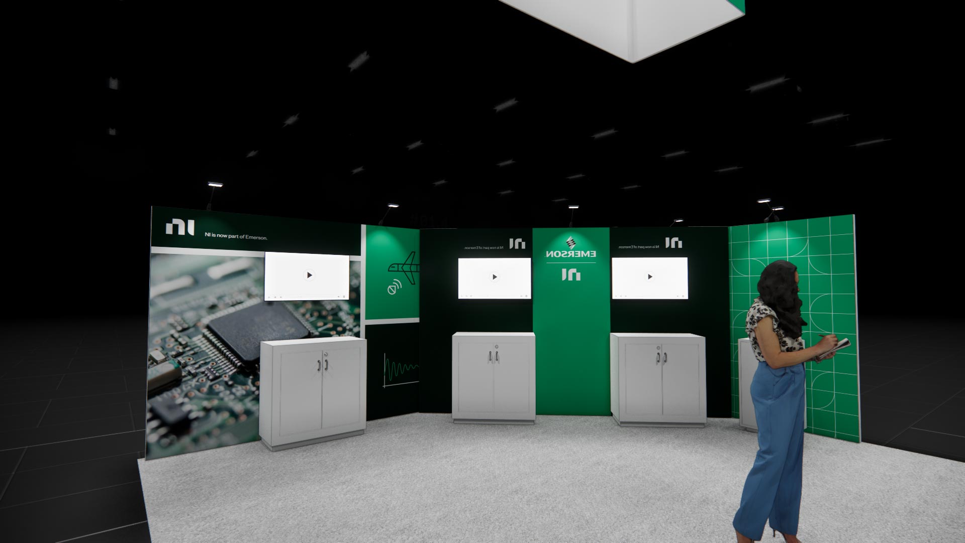 20 x 20 Island Exhibit Rental — MODEX, Atlanta