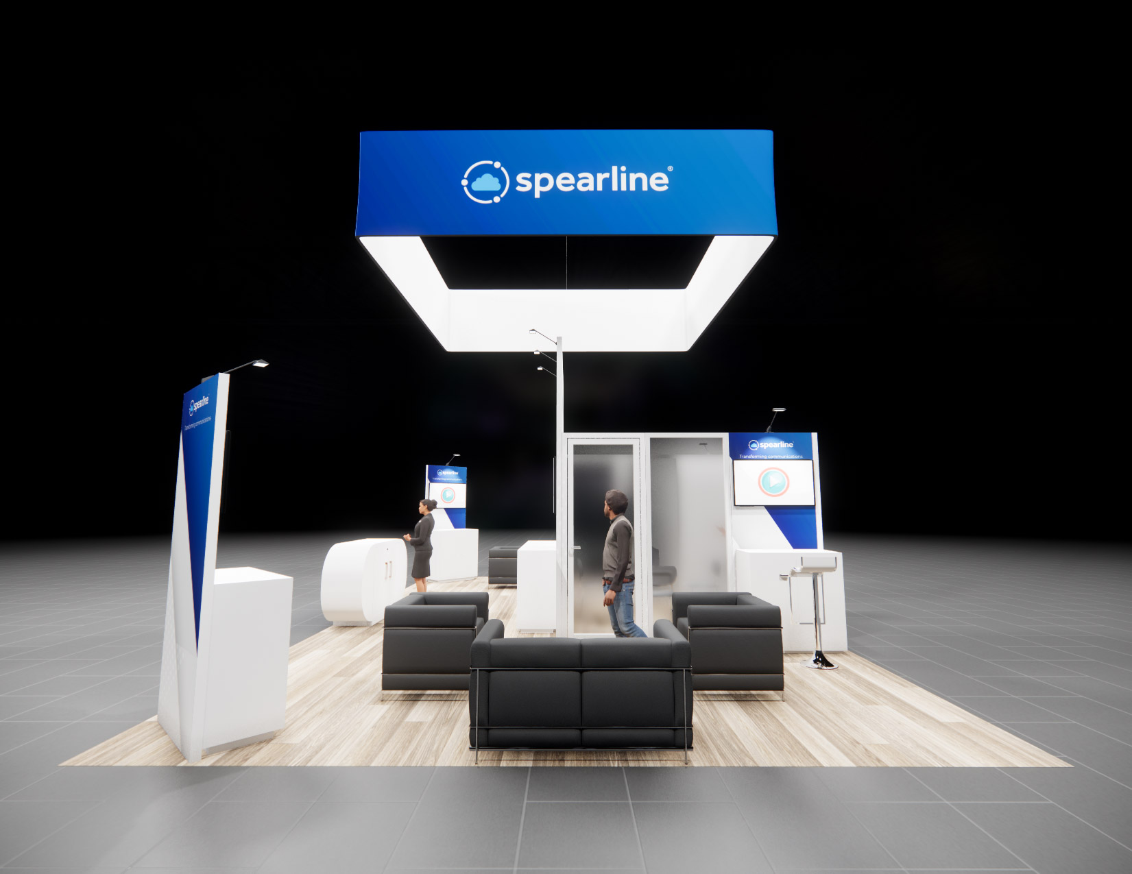 20 x 30 Island Exhibit Rental — PACK EXPO Las Vegas, Las Vegas