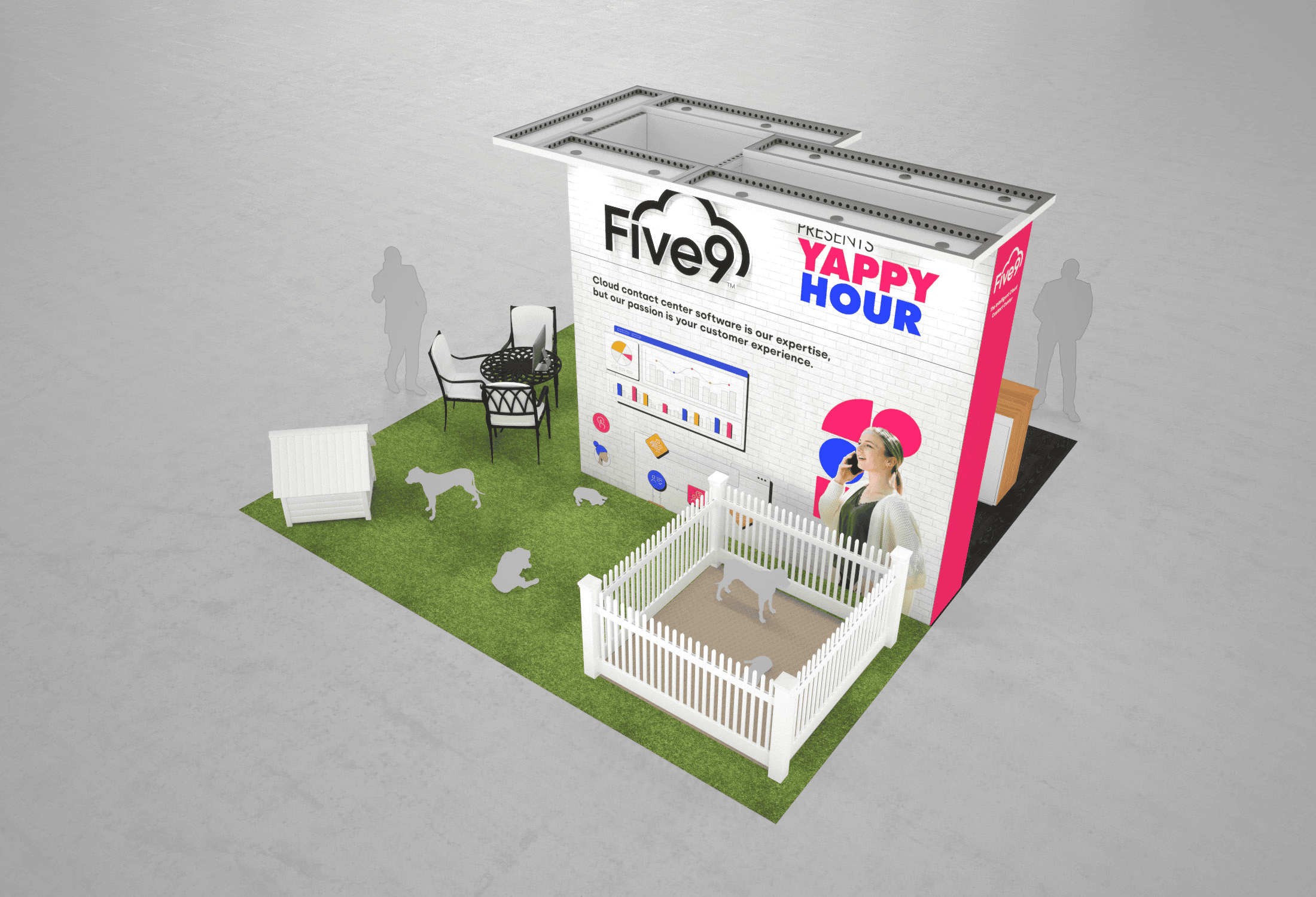 20 x 20 Island Exhibit Rental — MODEX, Atlanta
