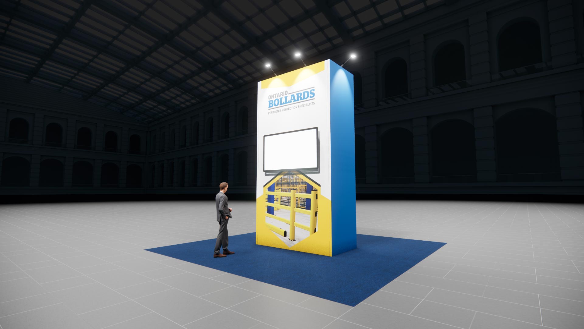 20 x 20 Island Exhibit Rental — InfoComm, Las Vegas