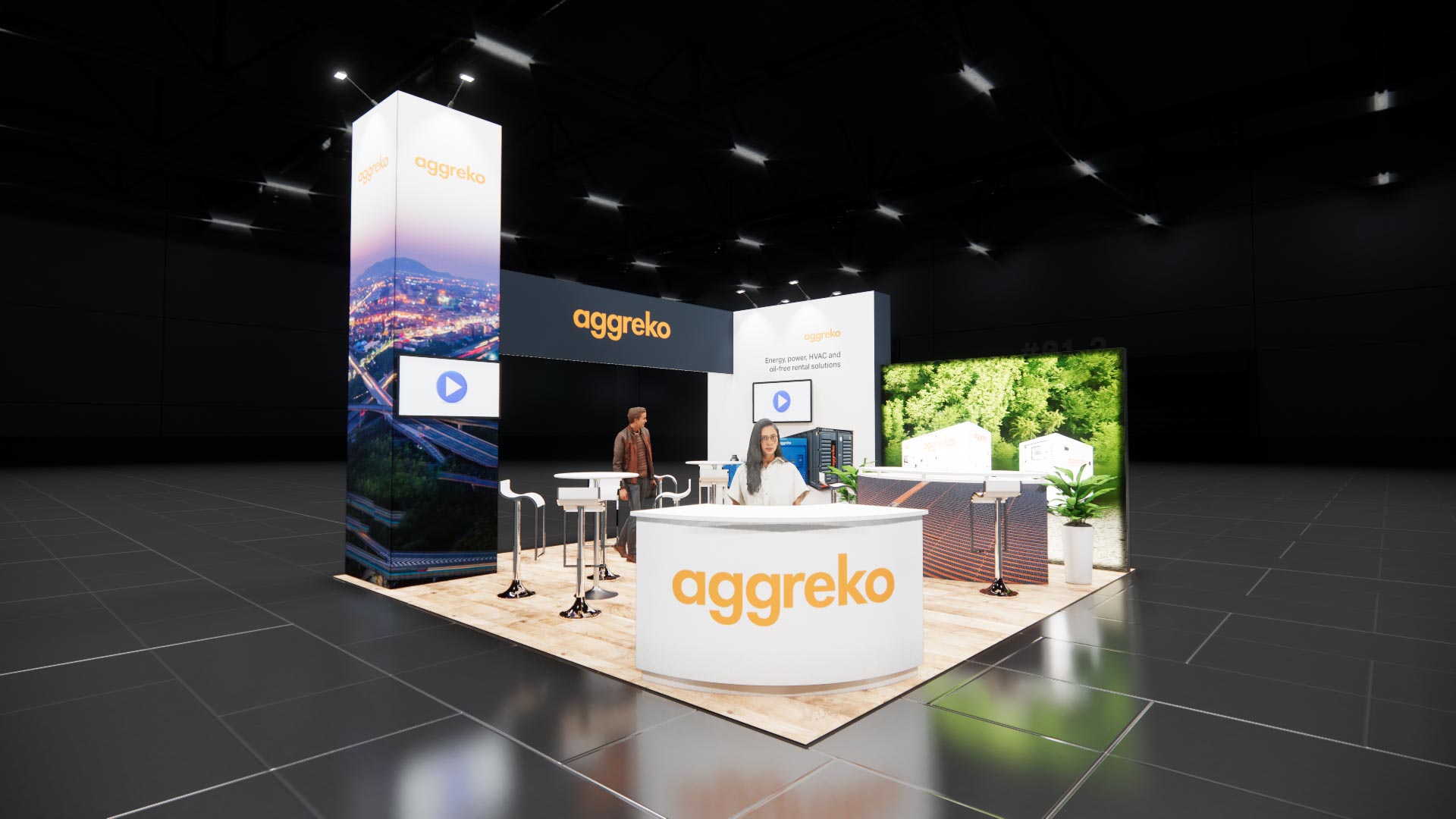 20 x 20 Island Exhibit Rental — IAAPA Expo, Orlando