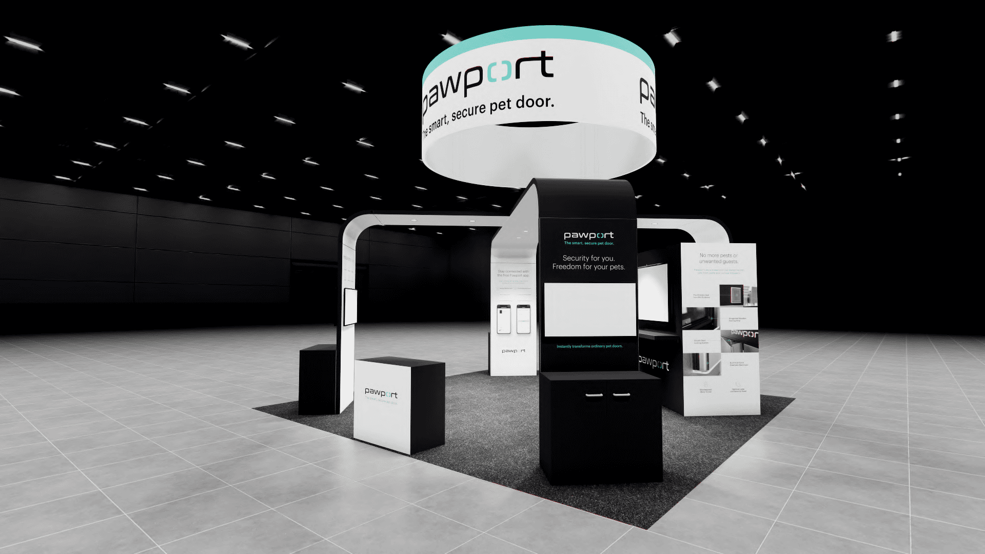 20 x 20 Island Exhibit Rental — InfoComm, Las Vegas